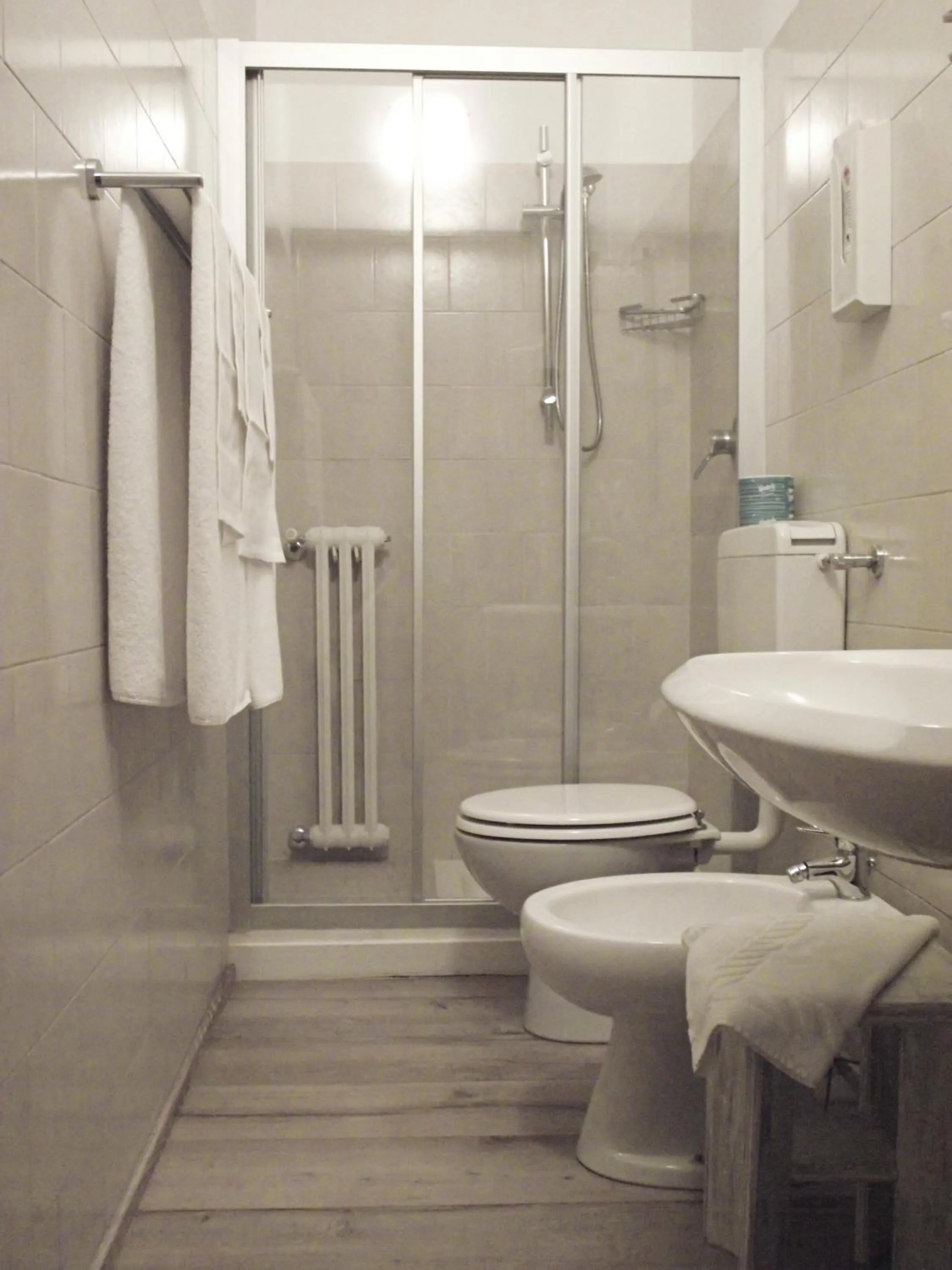 Shower in Hotel Ciocca