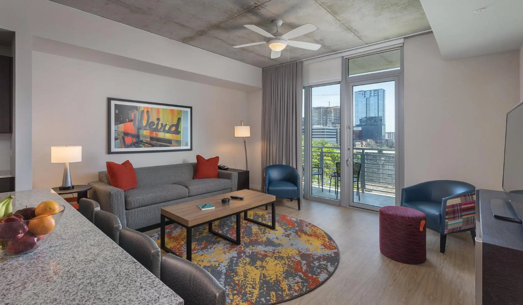 Living room in Club Wyndham Austin