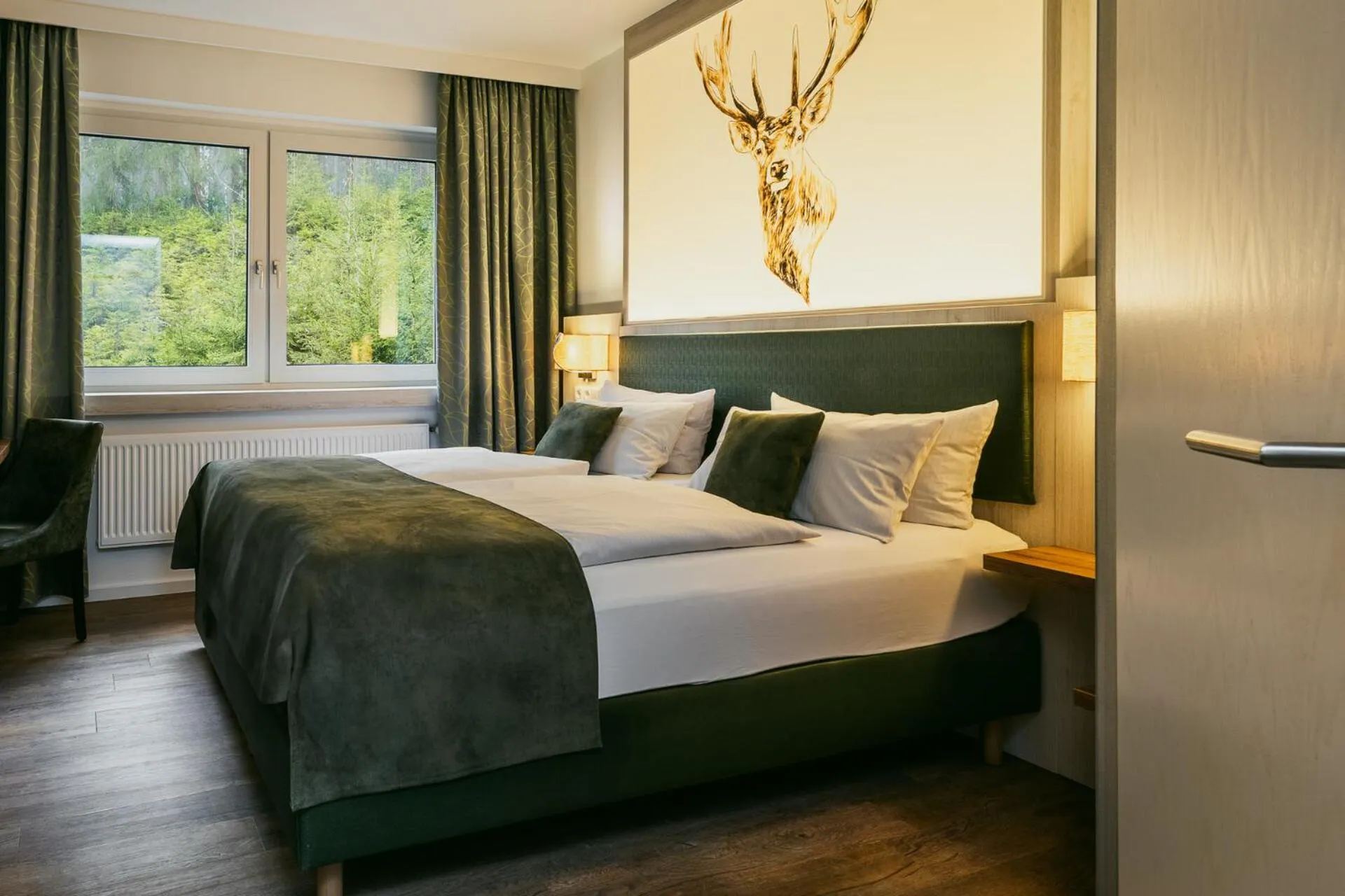 Bed in Waldhotel Ehrental