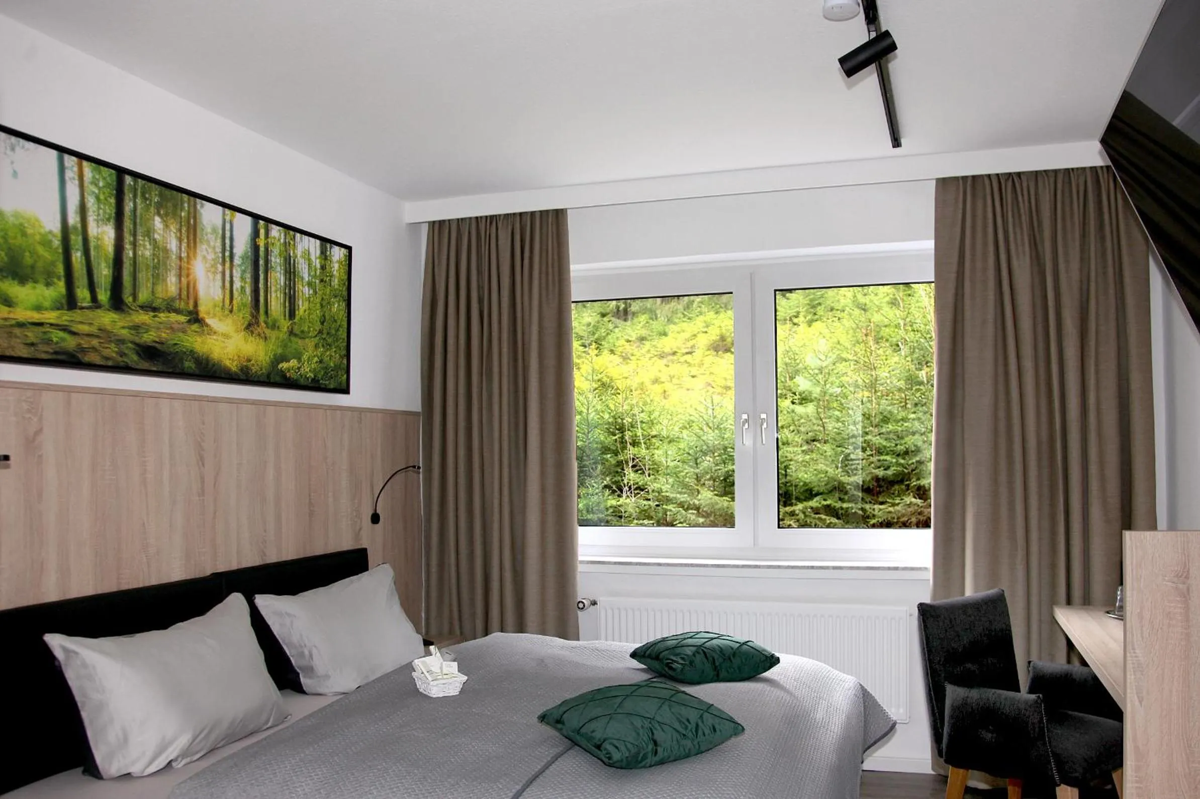 Bed in Waldhotel Ehrental