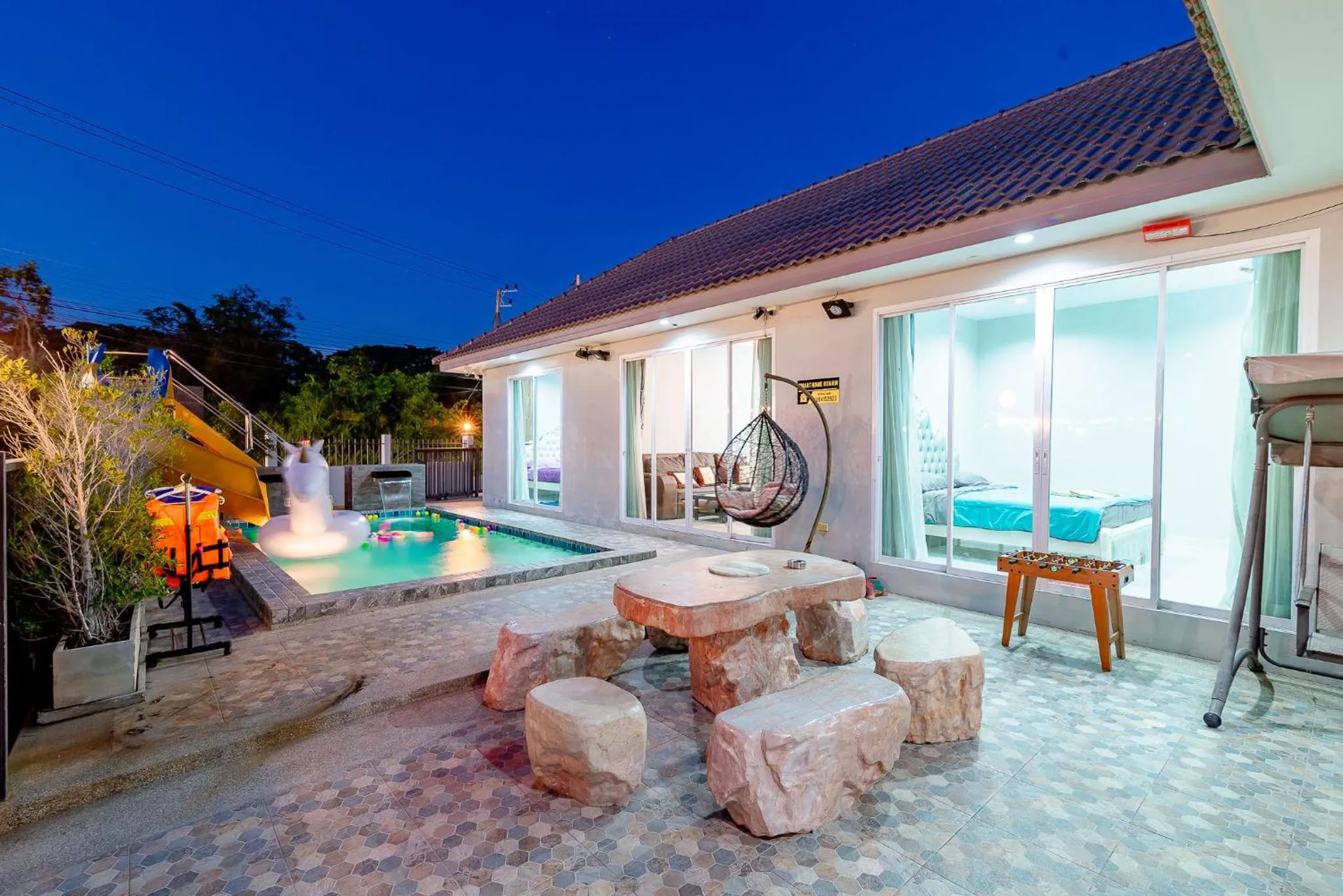 Swimming pool in Smart home huahin