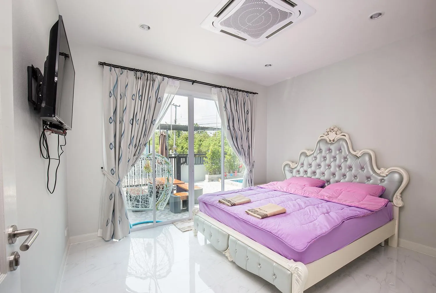 Photo of the whole room, Bed in Smart home huahin