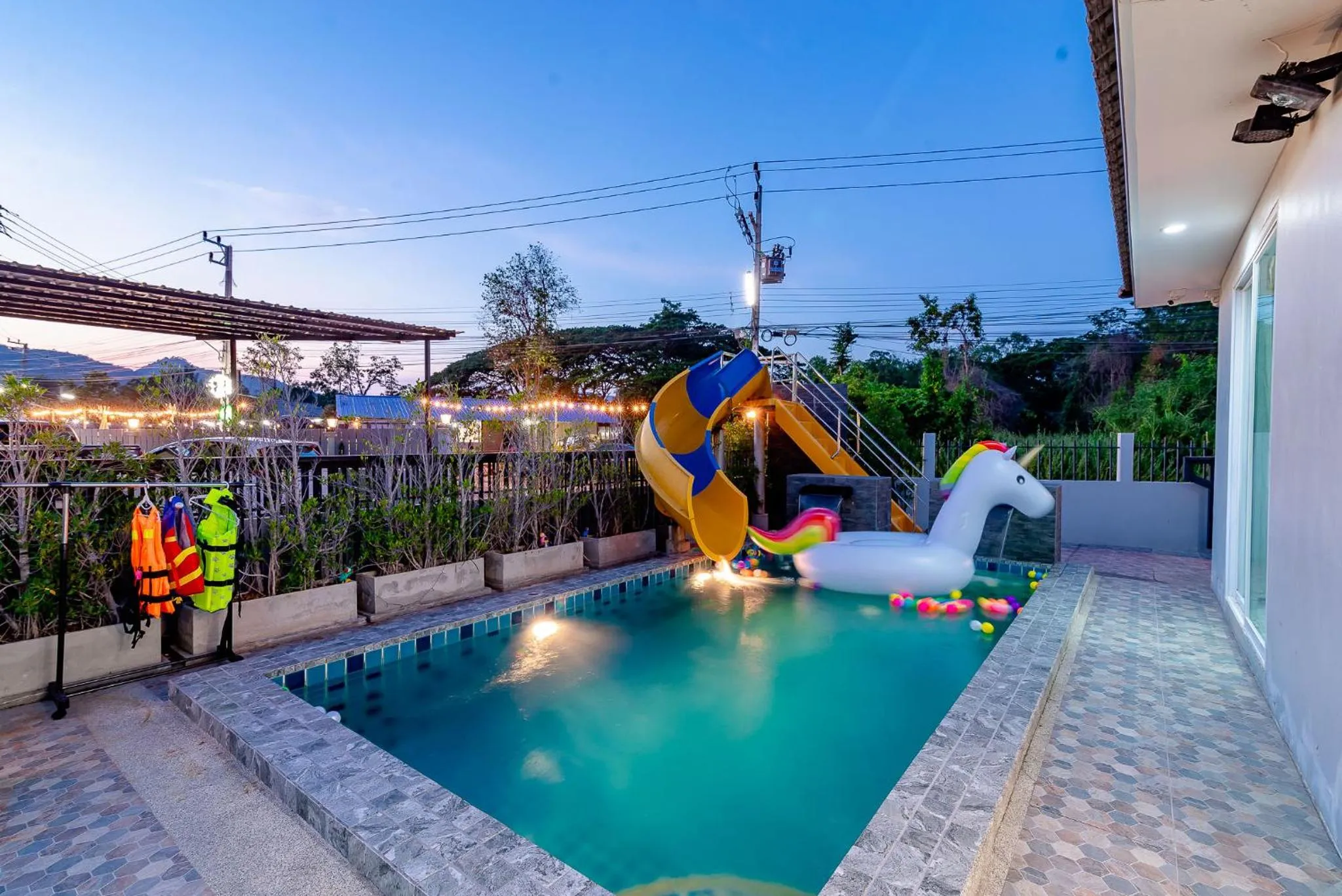 Swimming pool in Smart home huahin