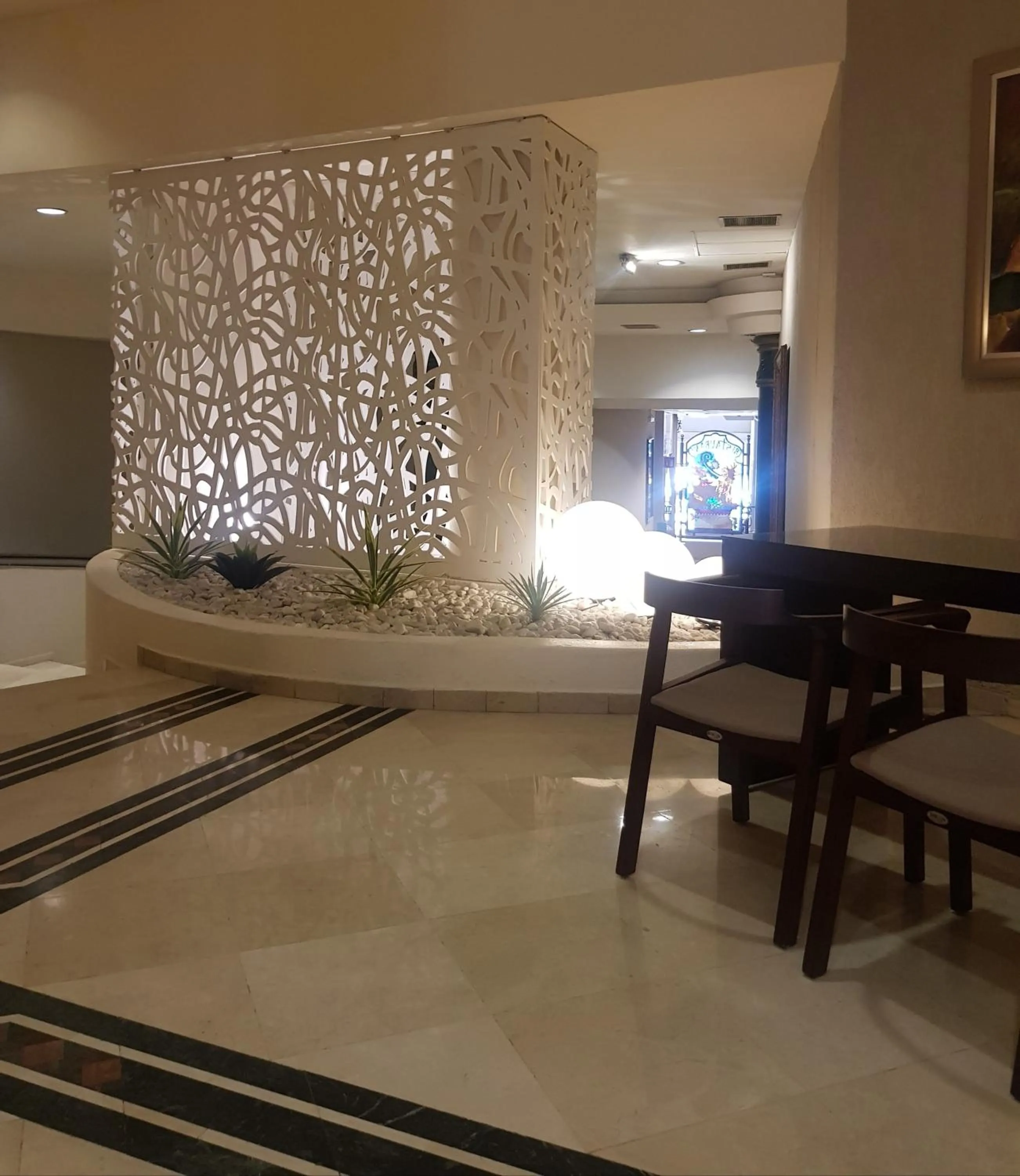 Lobby or reception in Hotel San Marcos Express