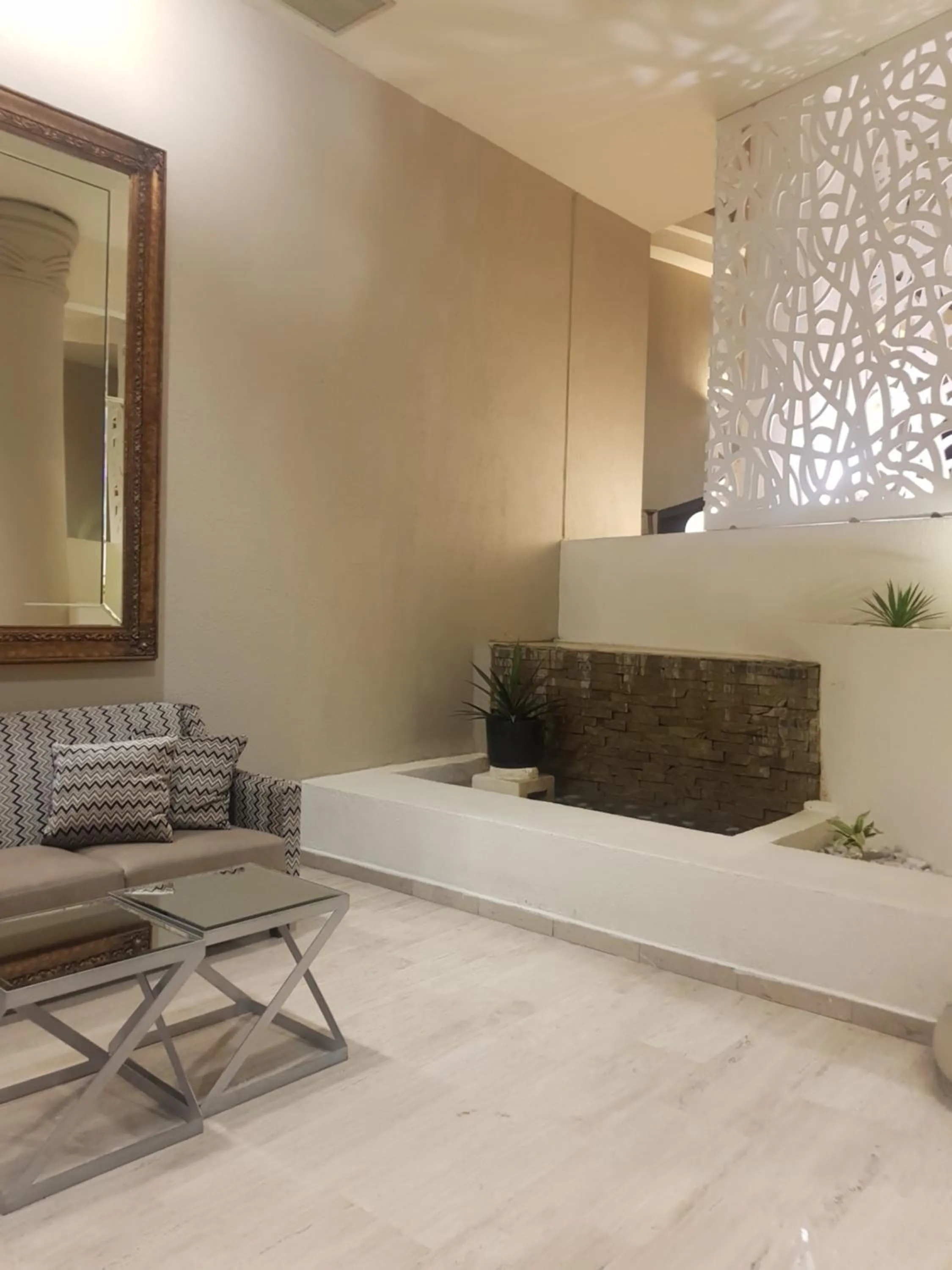 Decorative detail in Hotel San Marcos Express