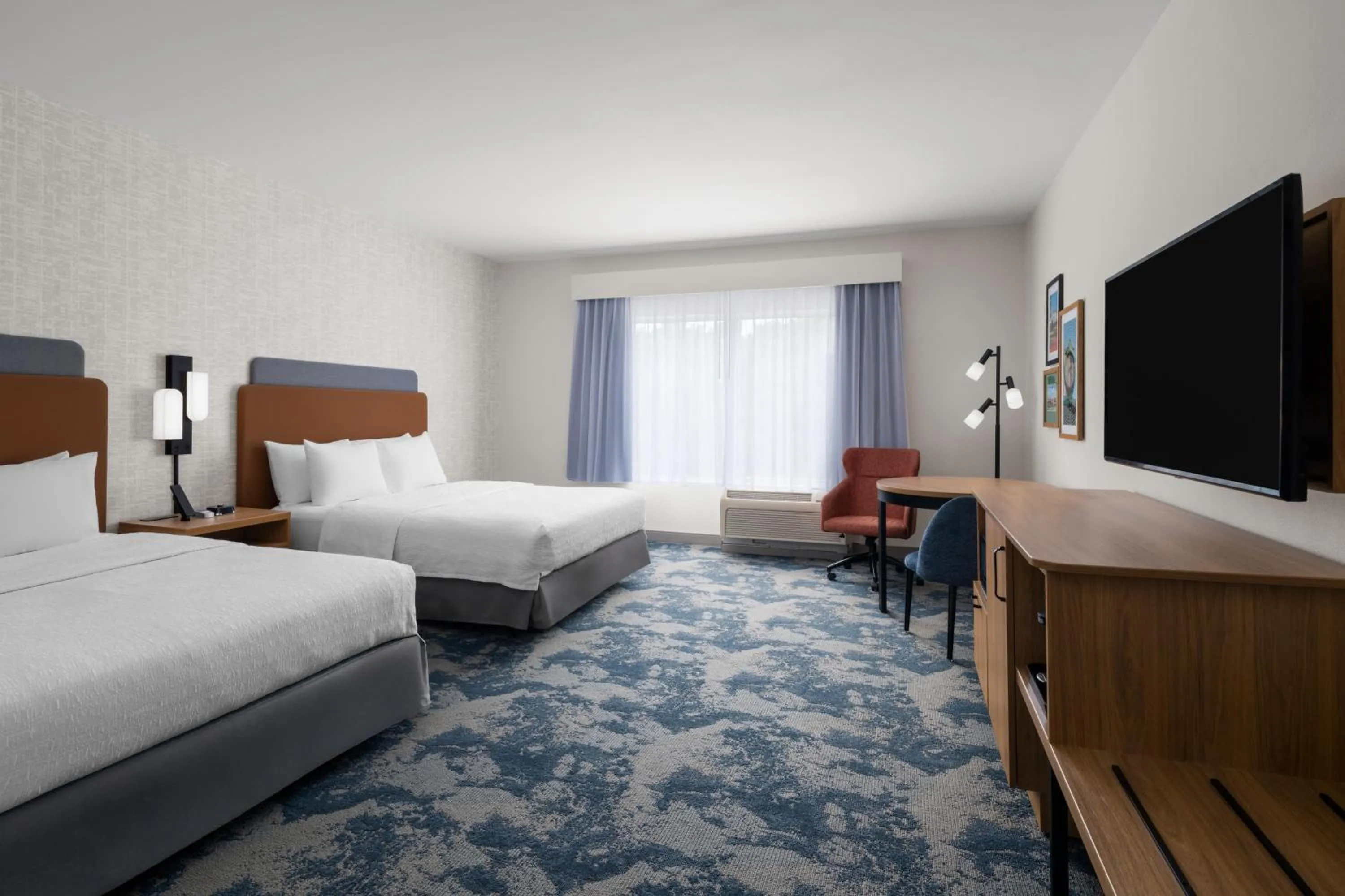 Bed in Hampton Inn & Suites Southern Pines-Pinehurst