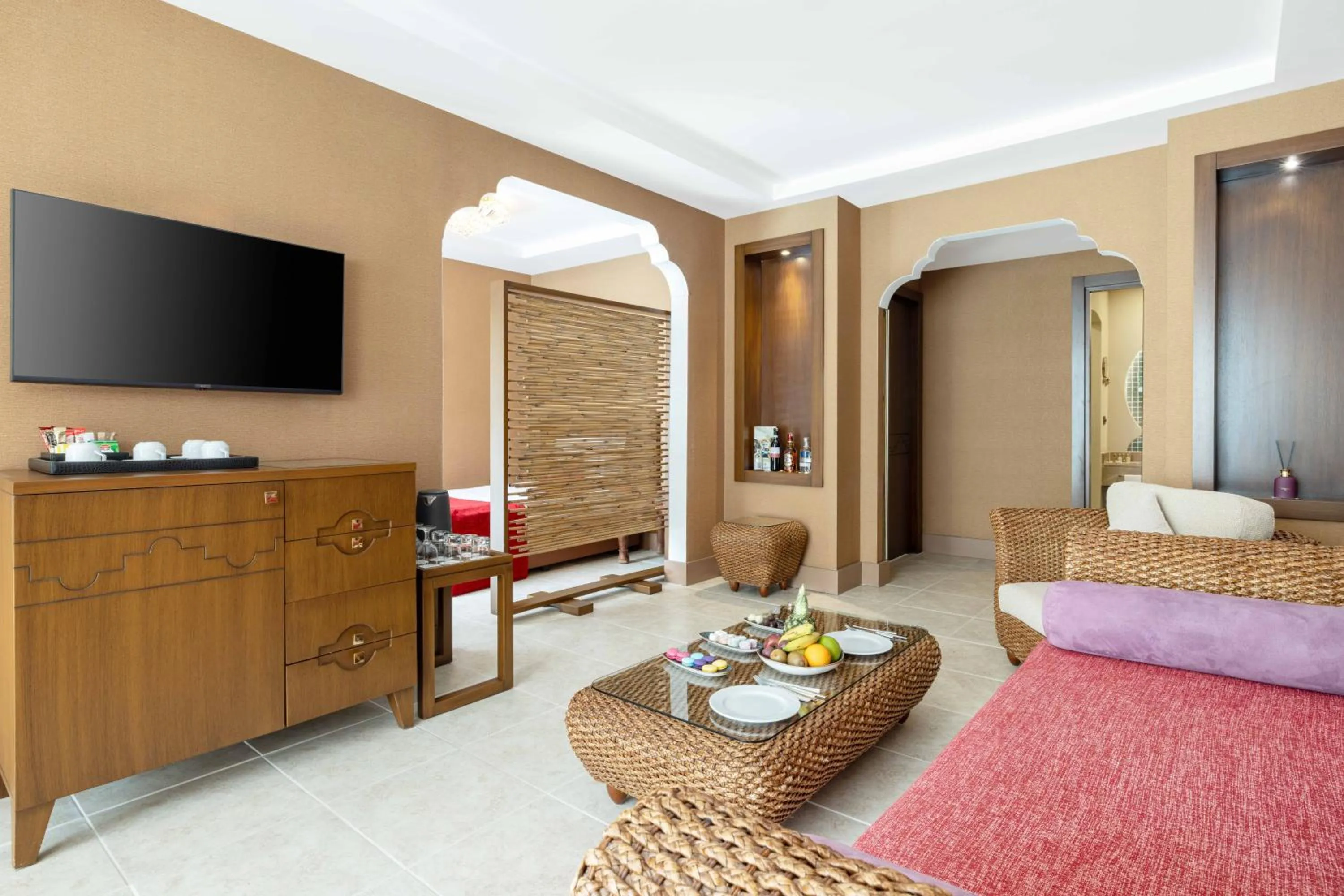 Living room, Bed in Spice Hotel & Spa - Ultra All Inclusive