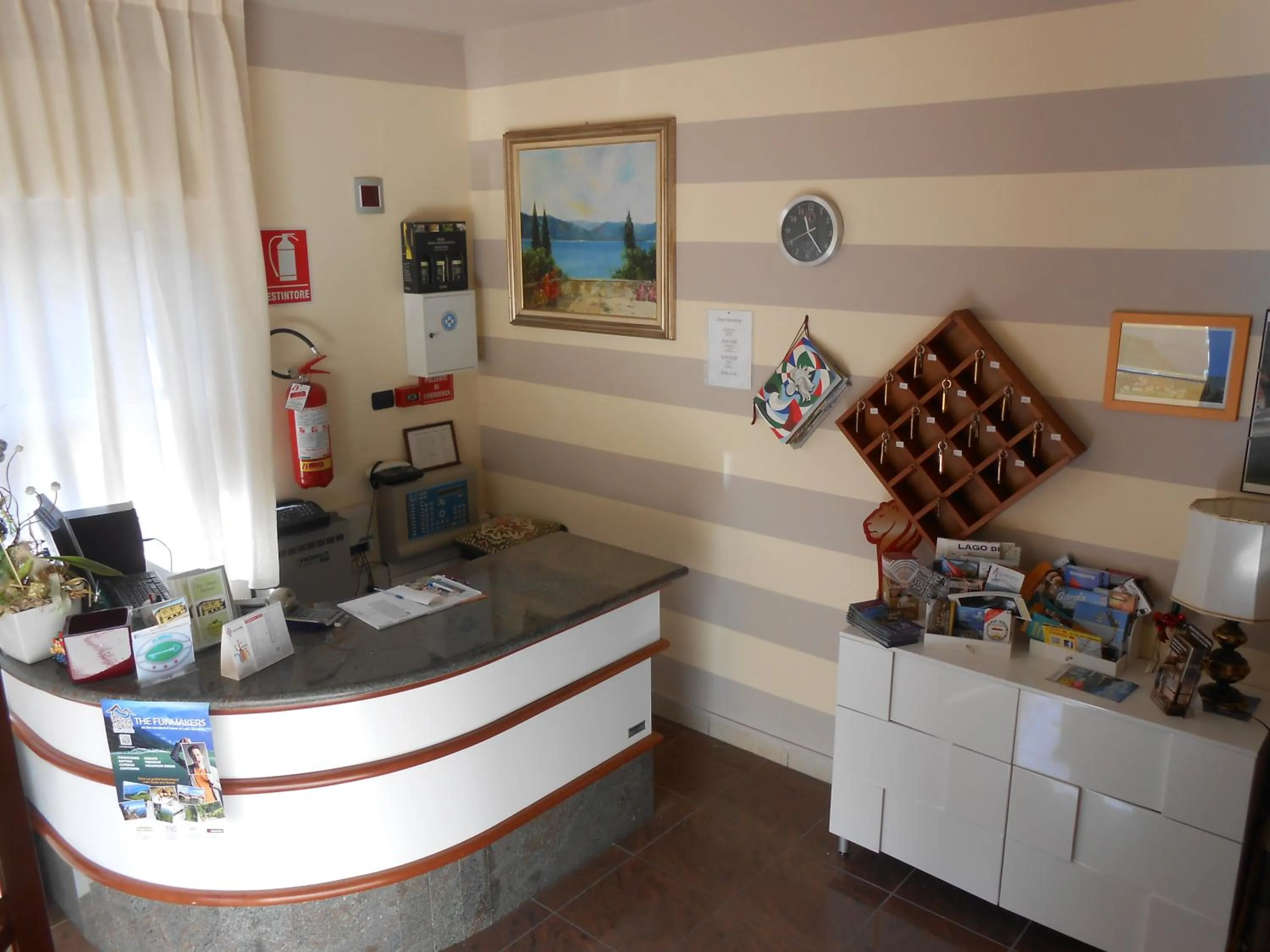 Lobby or reception in Albergo Villa Eva