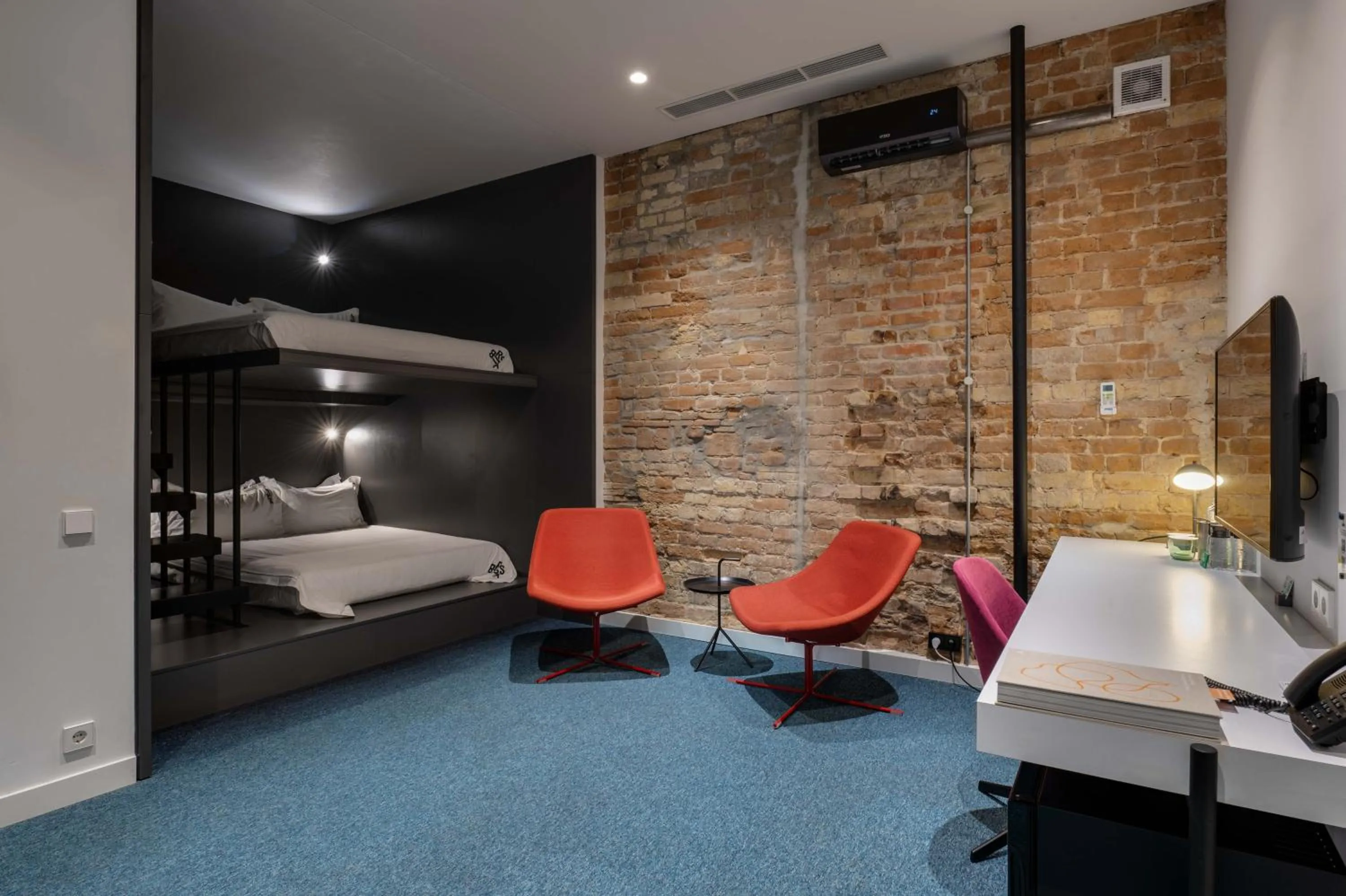 Bed in BURSA Hotel Kyiv