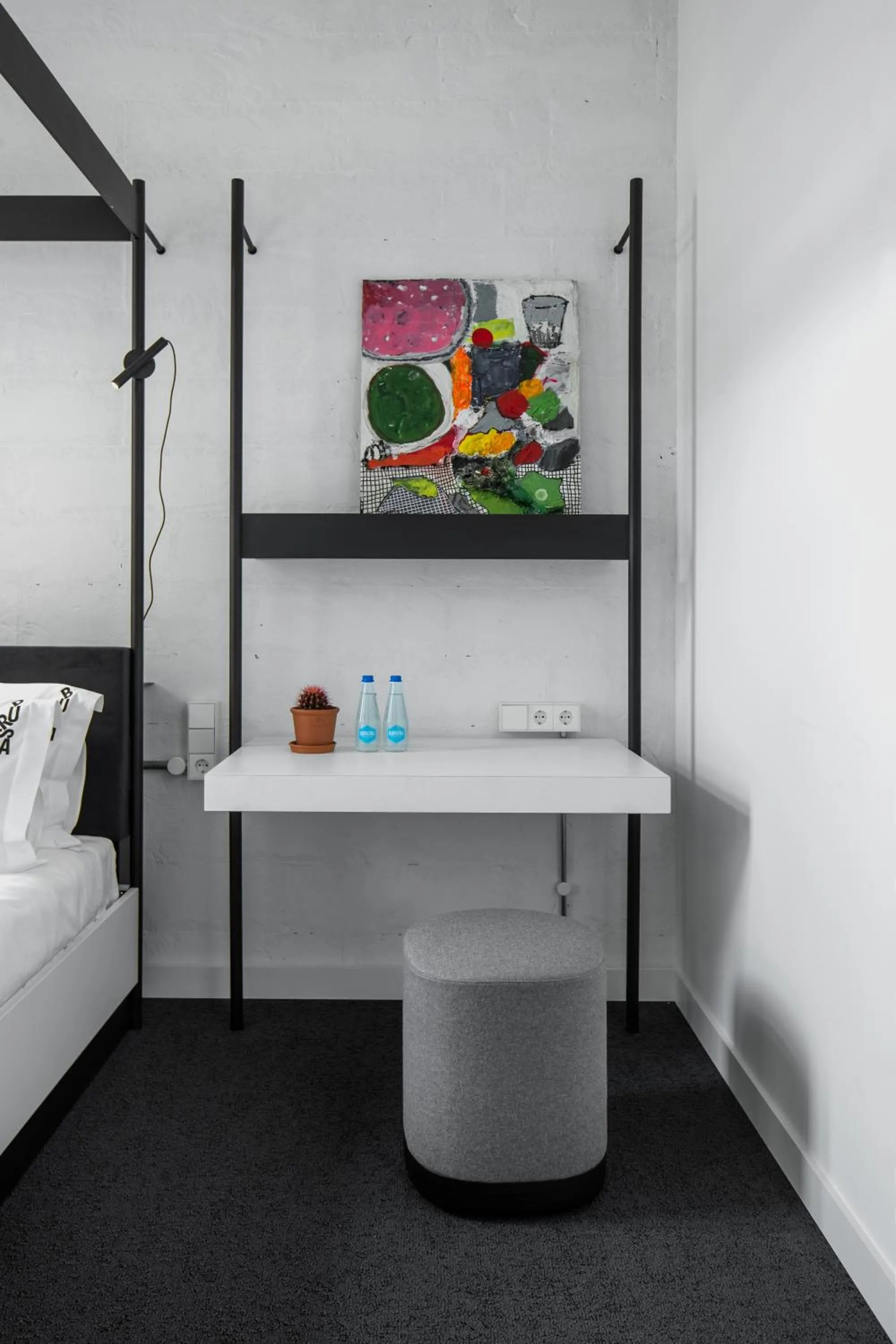 Decorative detail, Bed in BURSA Hotel Kyiv