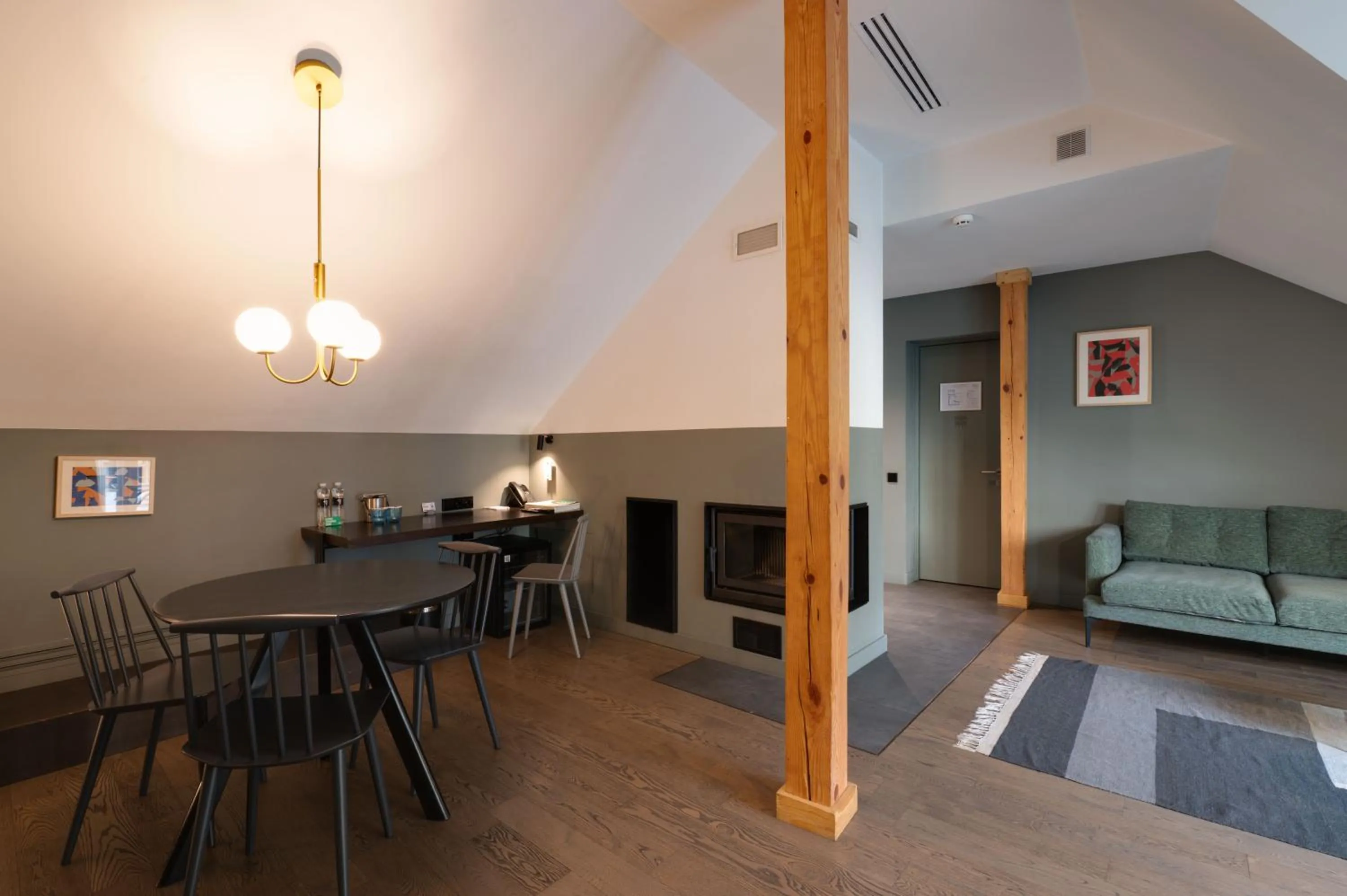 Seating area in BURSA Hotel Kyiv