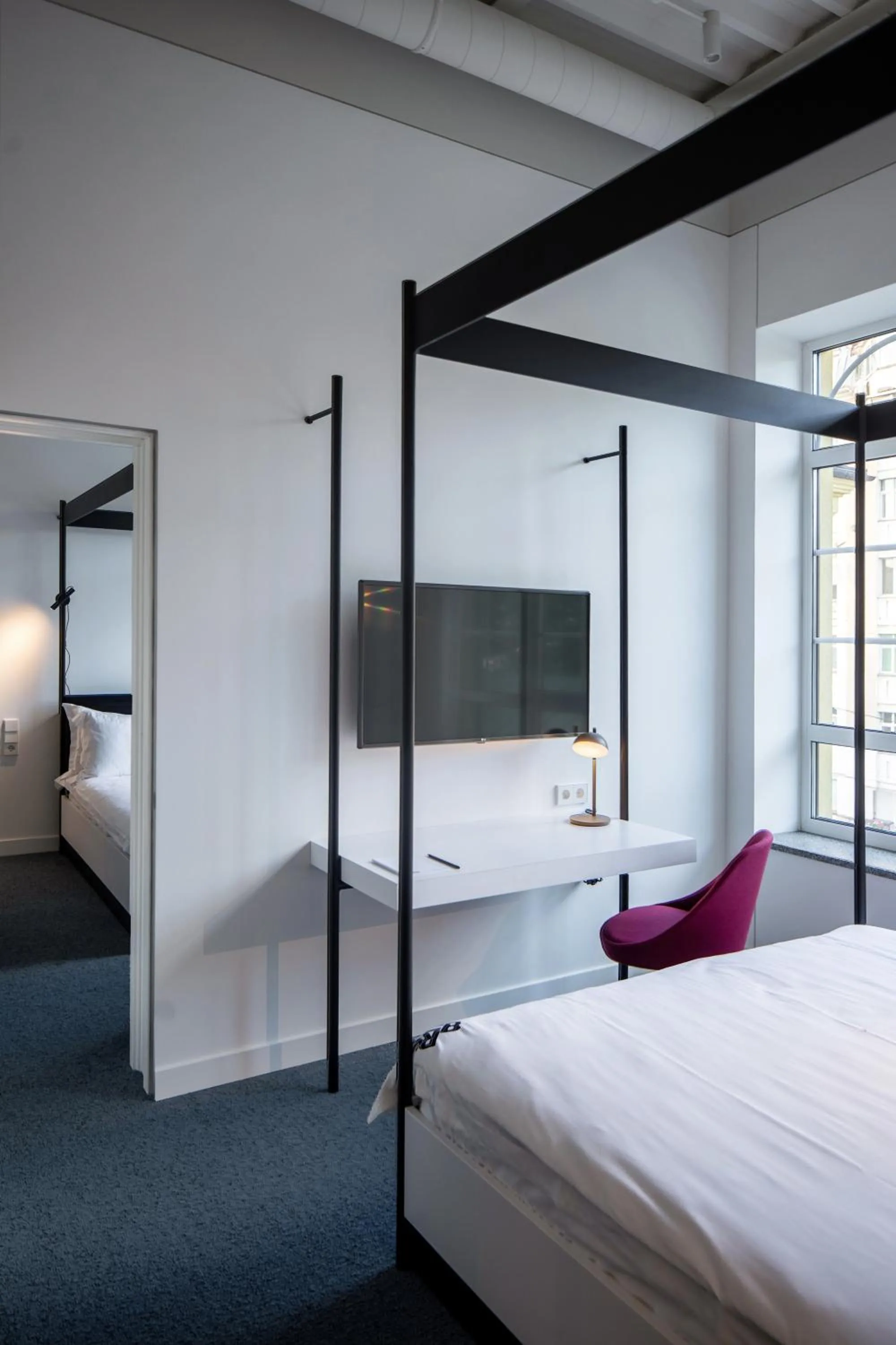 Bed in BURSA Hotel Kyiv