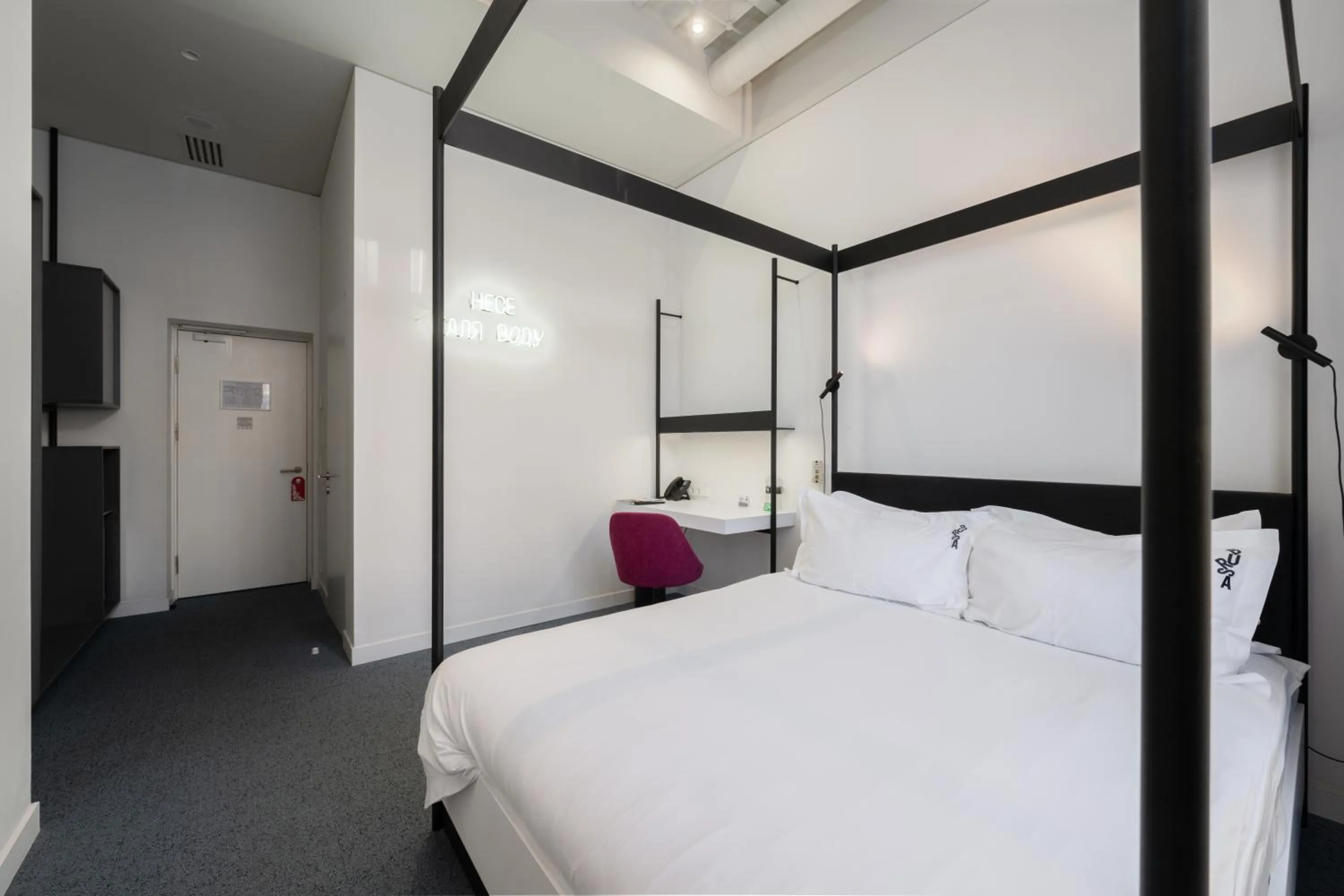 Bed in BURSA Hotel Kyiv