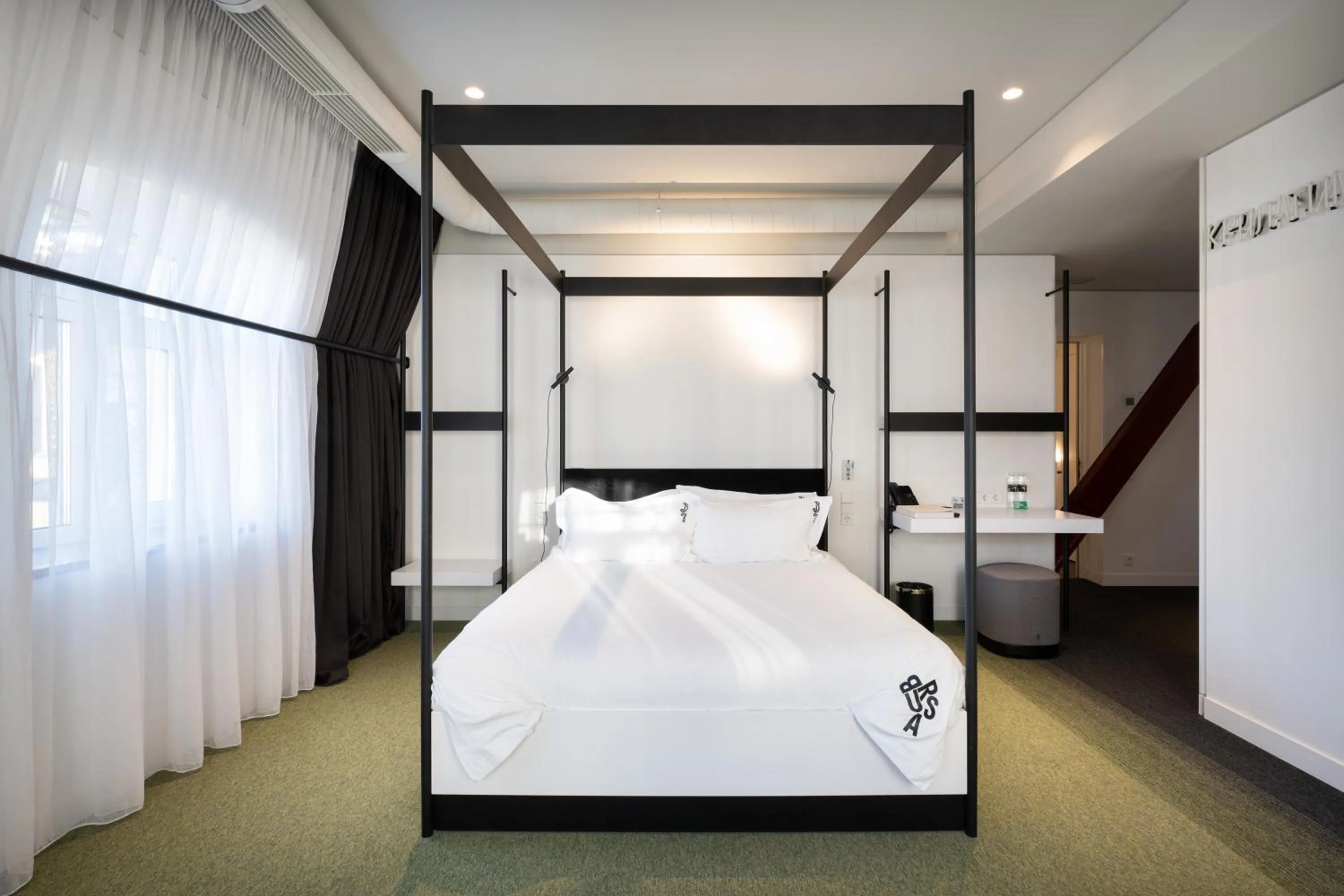 Bed in BURSA Hotel Kyiv