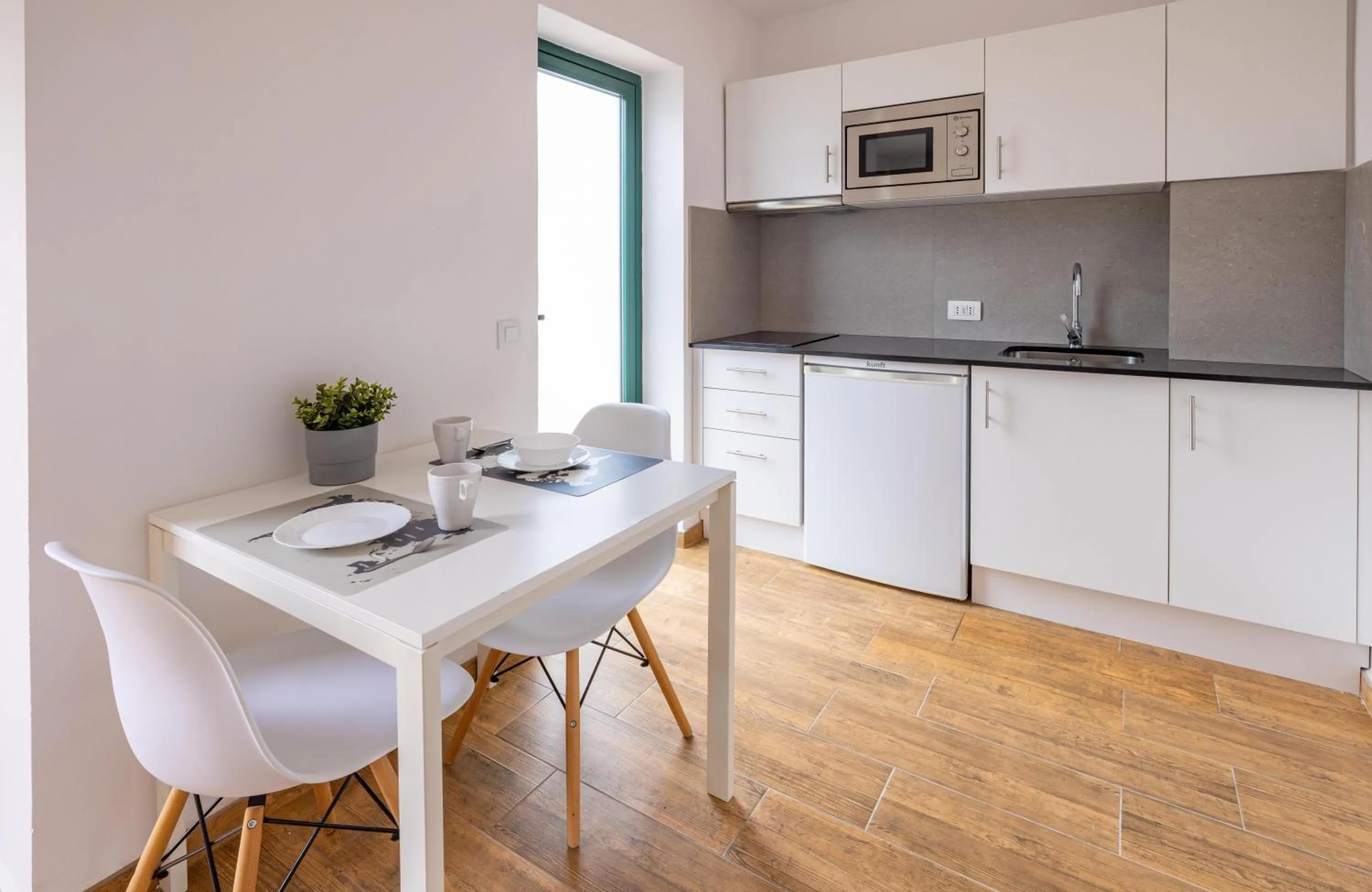 kitchen in Apartamentos Los Rosales