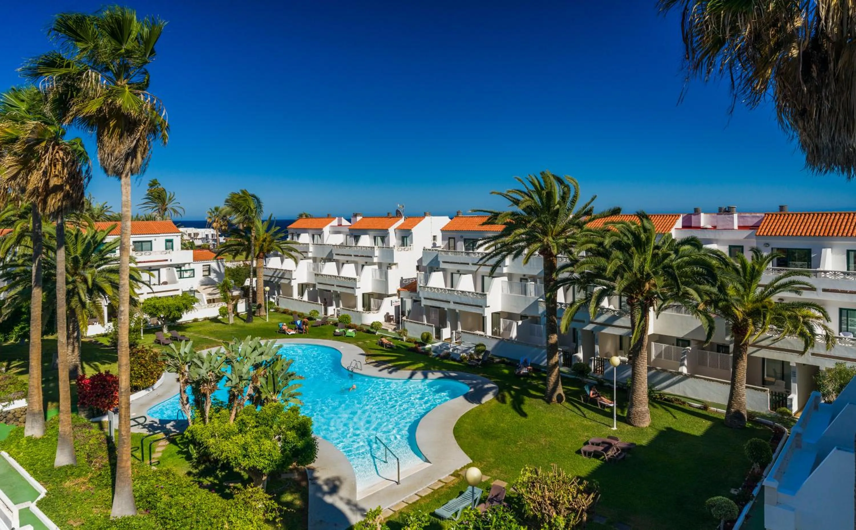 Garden view in Apartamentos Los Rosales
