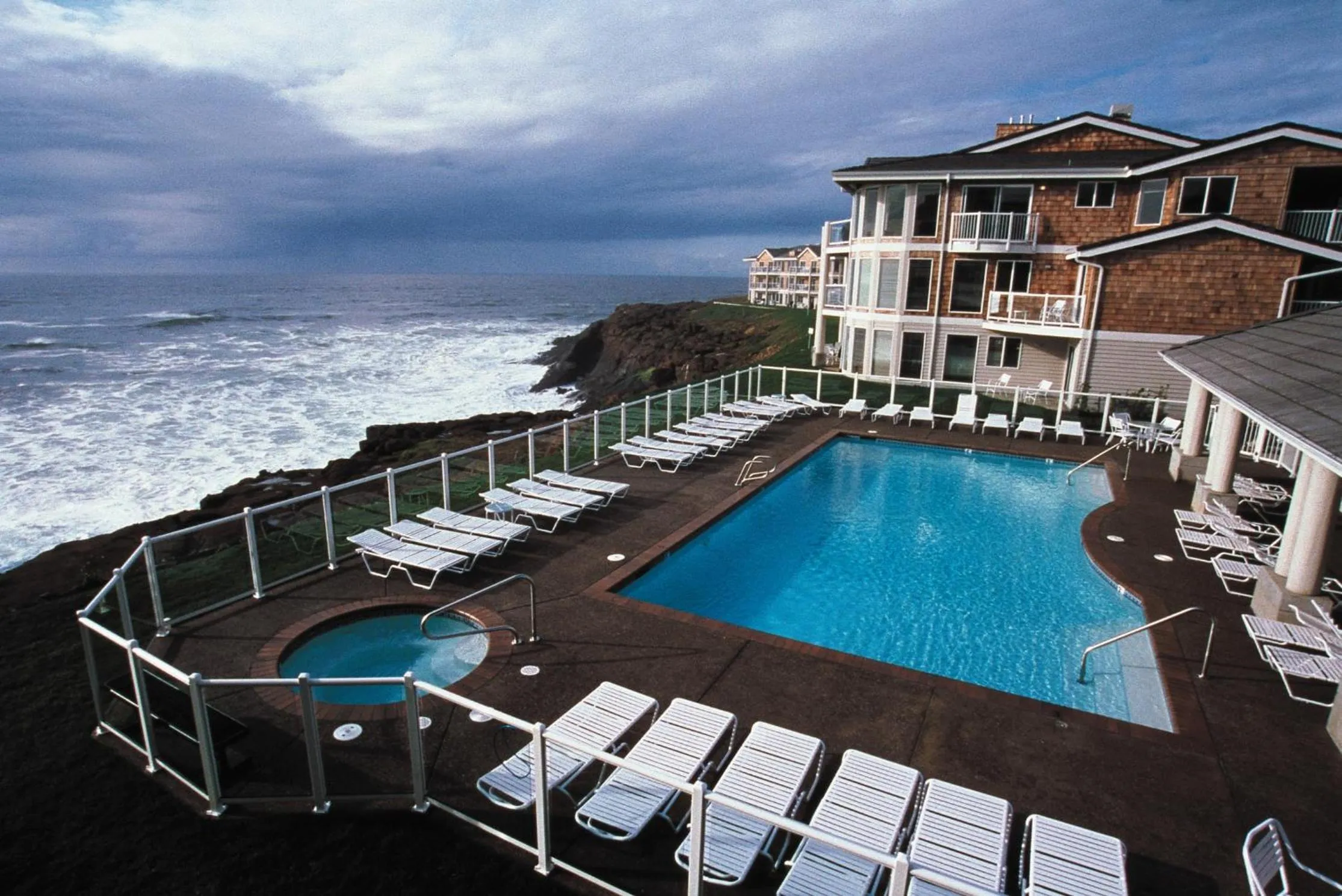 Swimming pool in WorldMark Depoe Bay