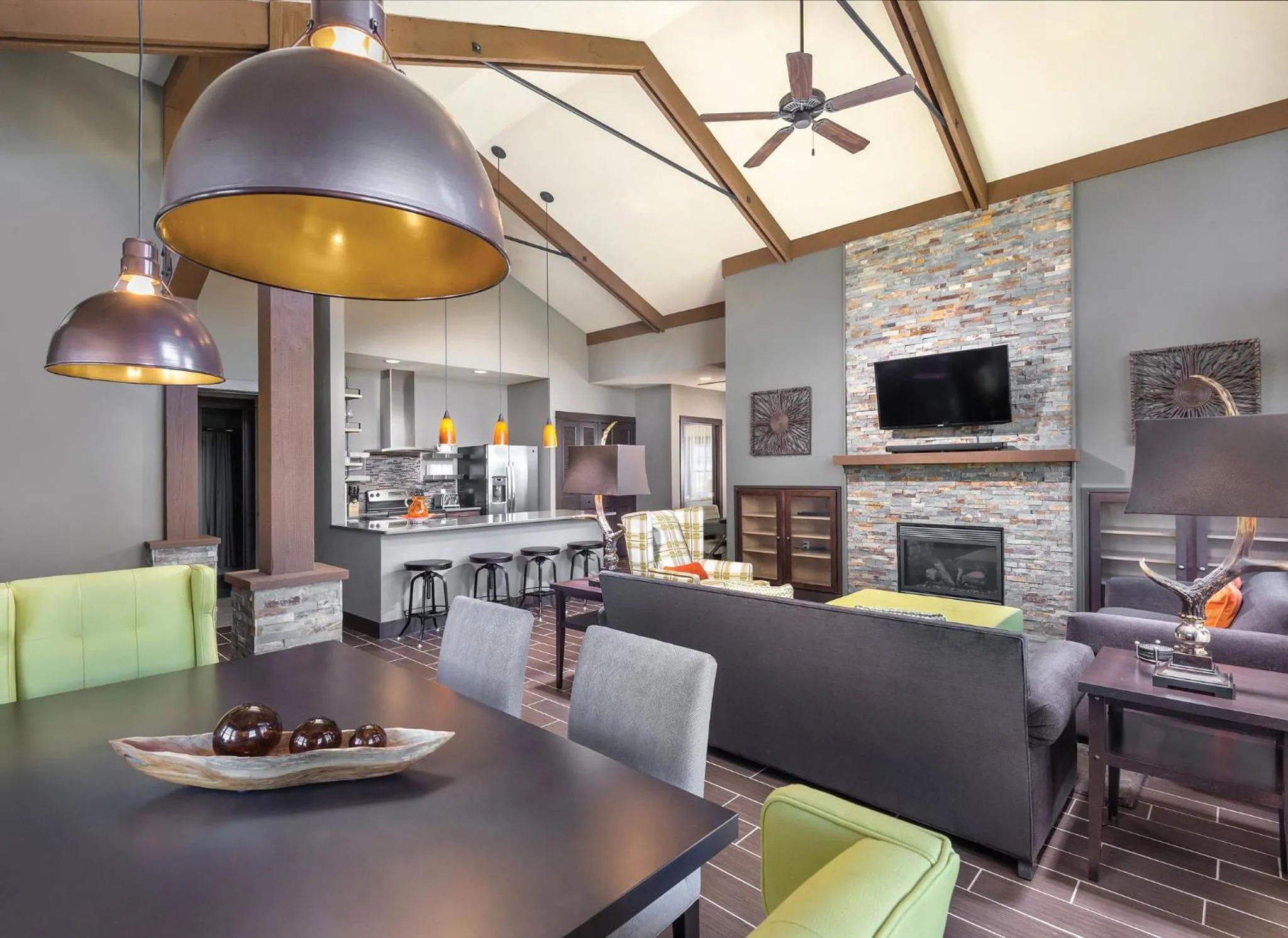 Living room in WorldMark Granby - Rocky Mountain Preserve