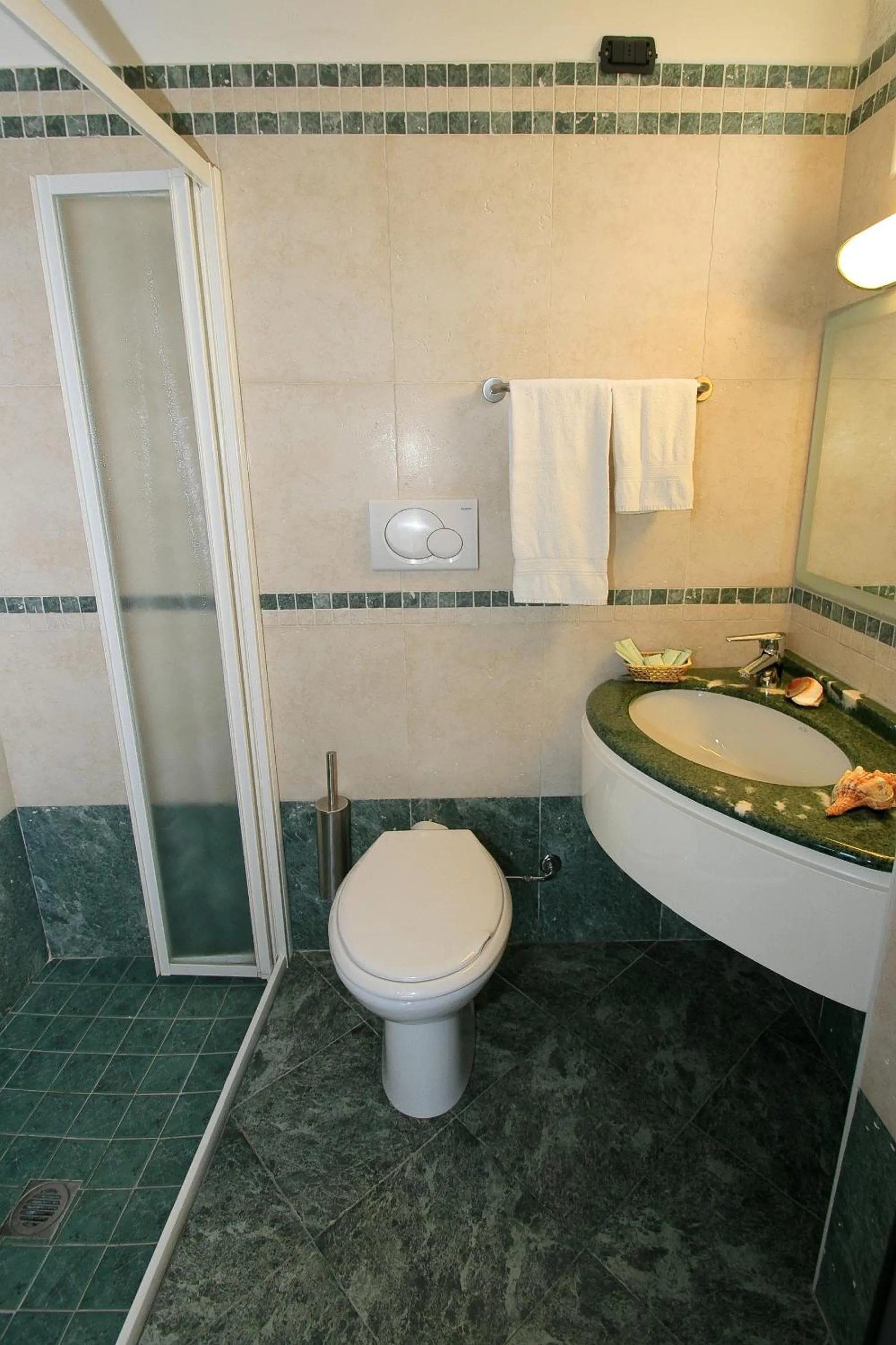 Shower in Hotel Vernel