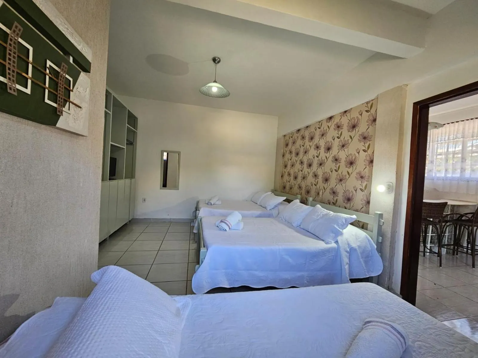 Bed in Pousada Recanto Das Emerências