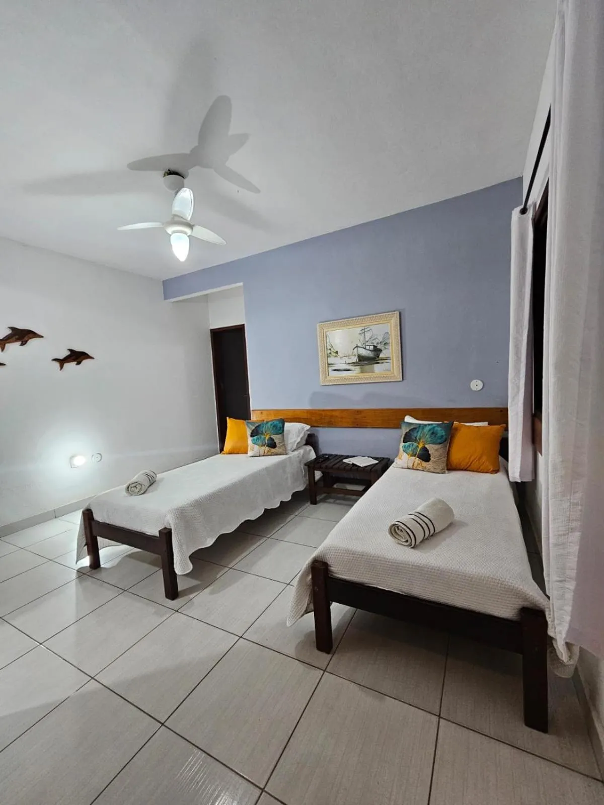 Bed in Pousada Recanto Das Emerências