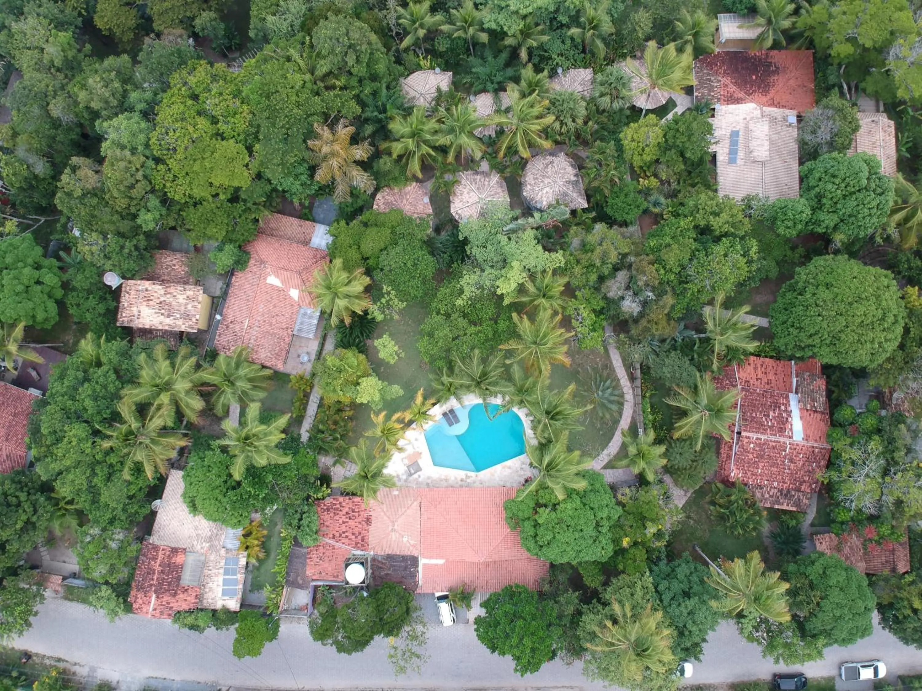 Bird's eye view in Pousada Jacarandá