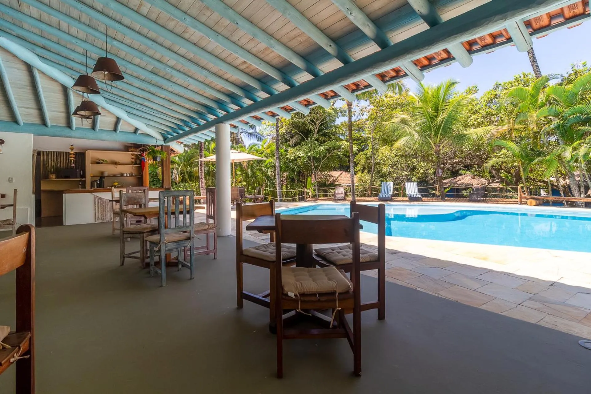 Patio in Pousada Jacarandá