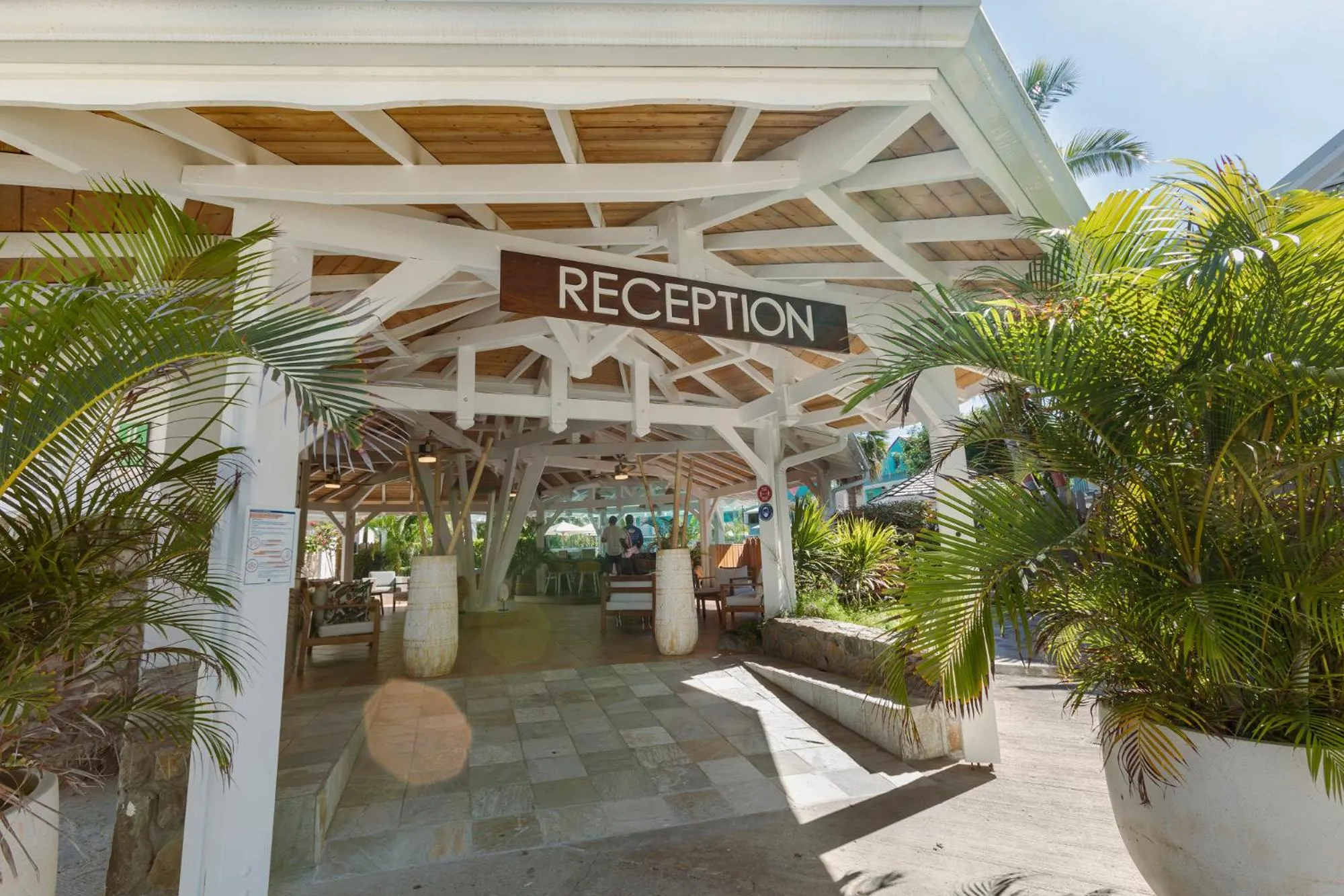 Lobby or reception in La Playa Orient Bay