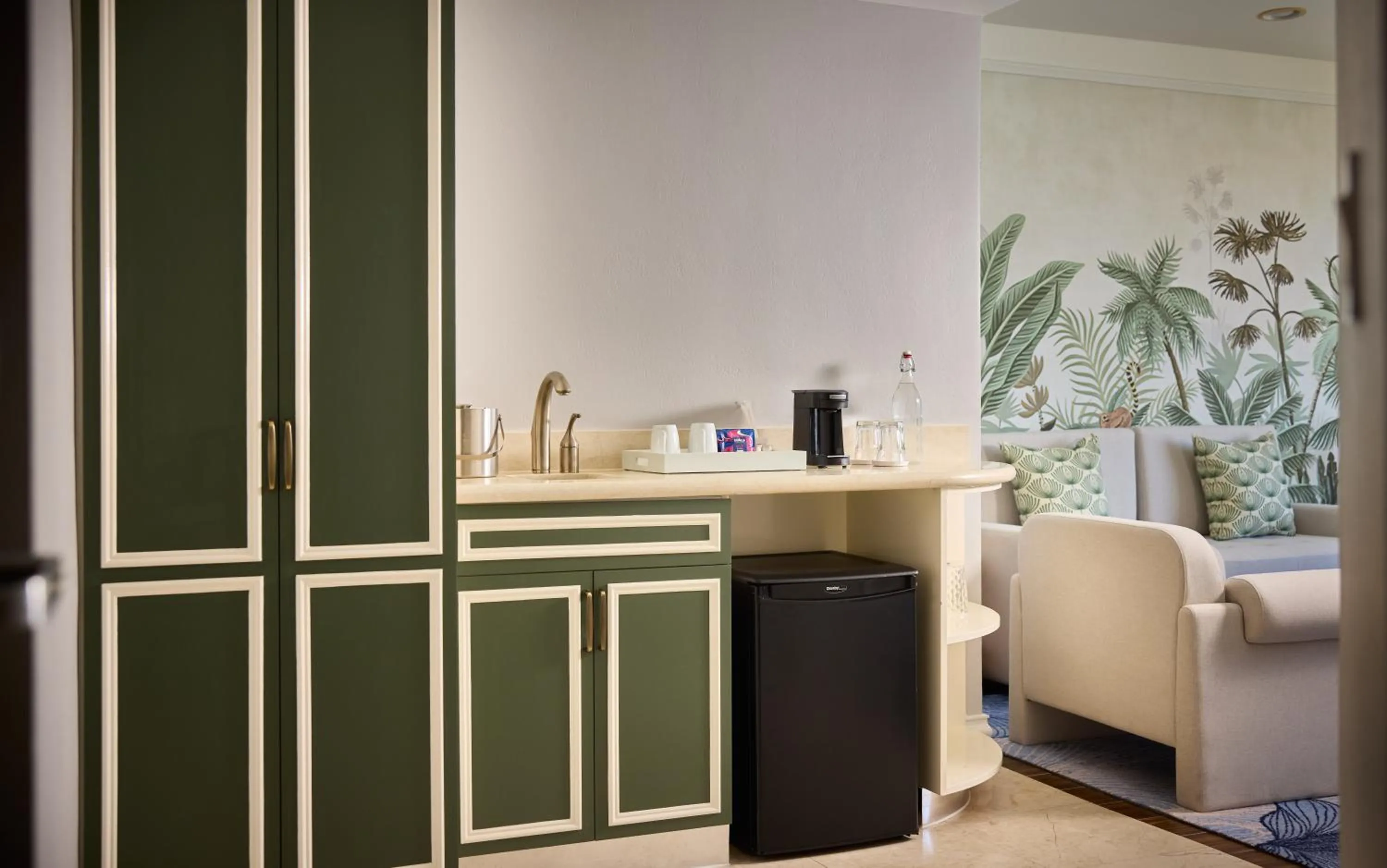 Living room in British Colonial Nassau