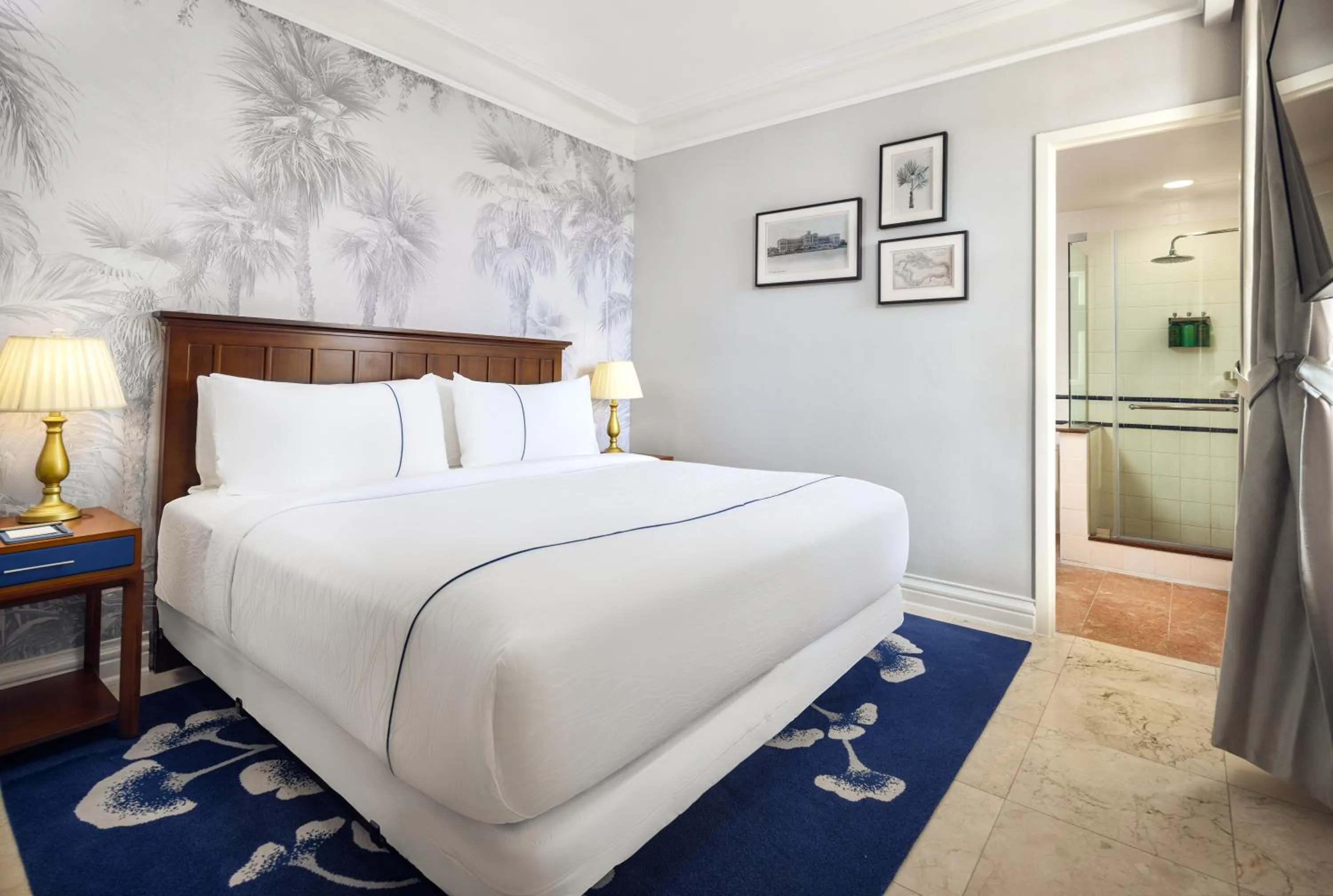 Bed in British Colonial Nassau