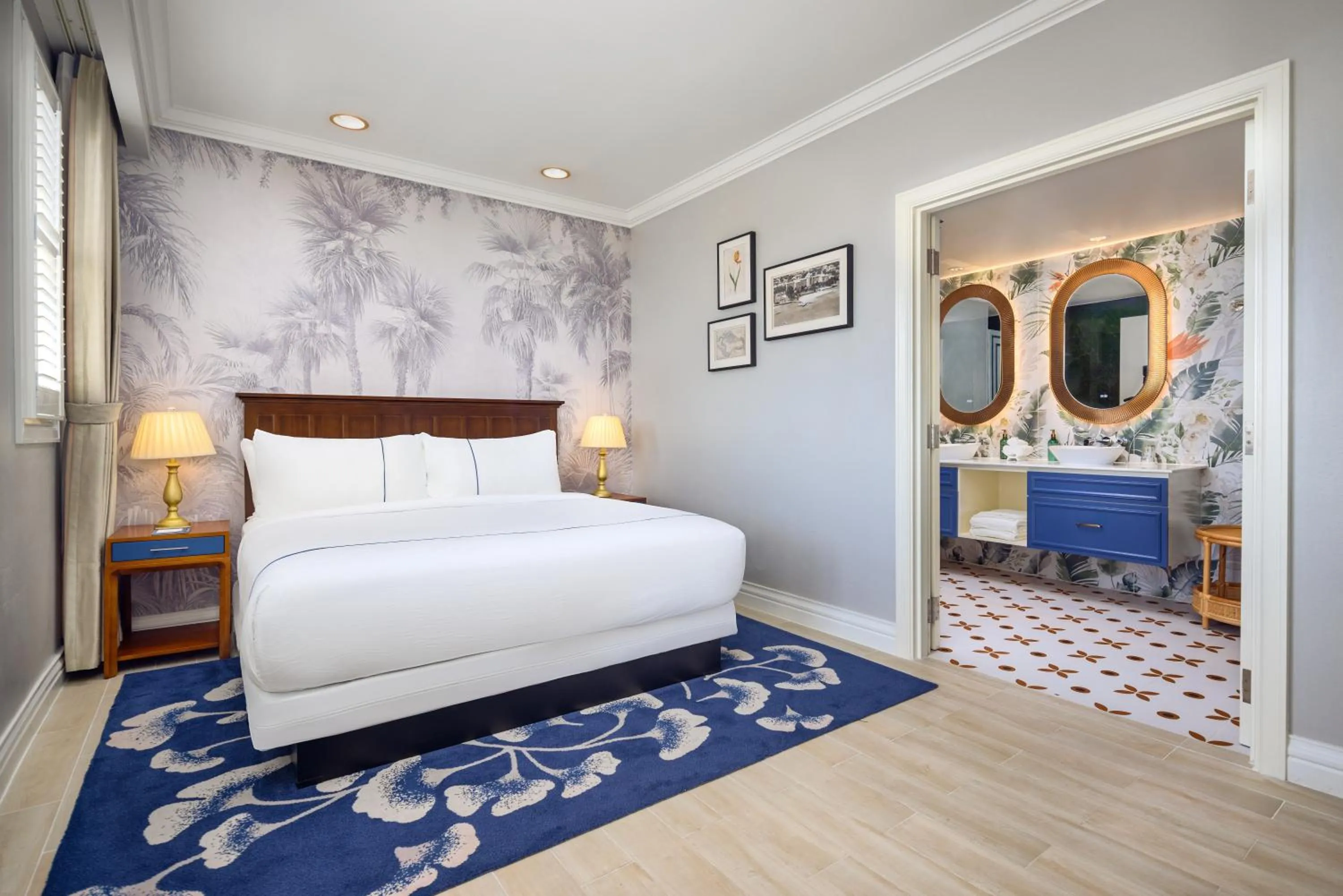 Bed in British Colonial Nassau