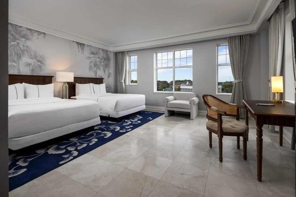 Bed in British Colonial Nassau