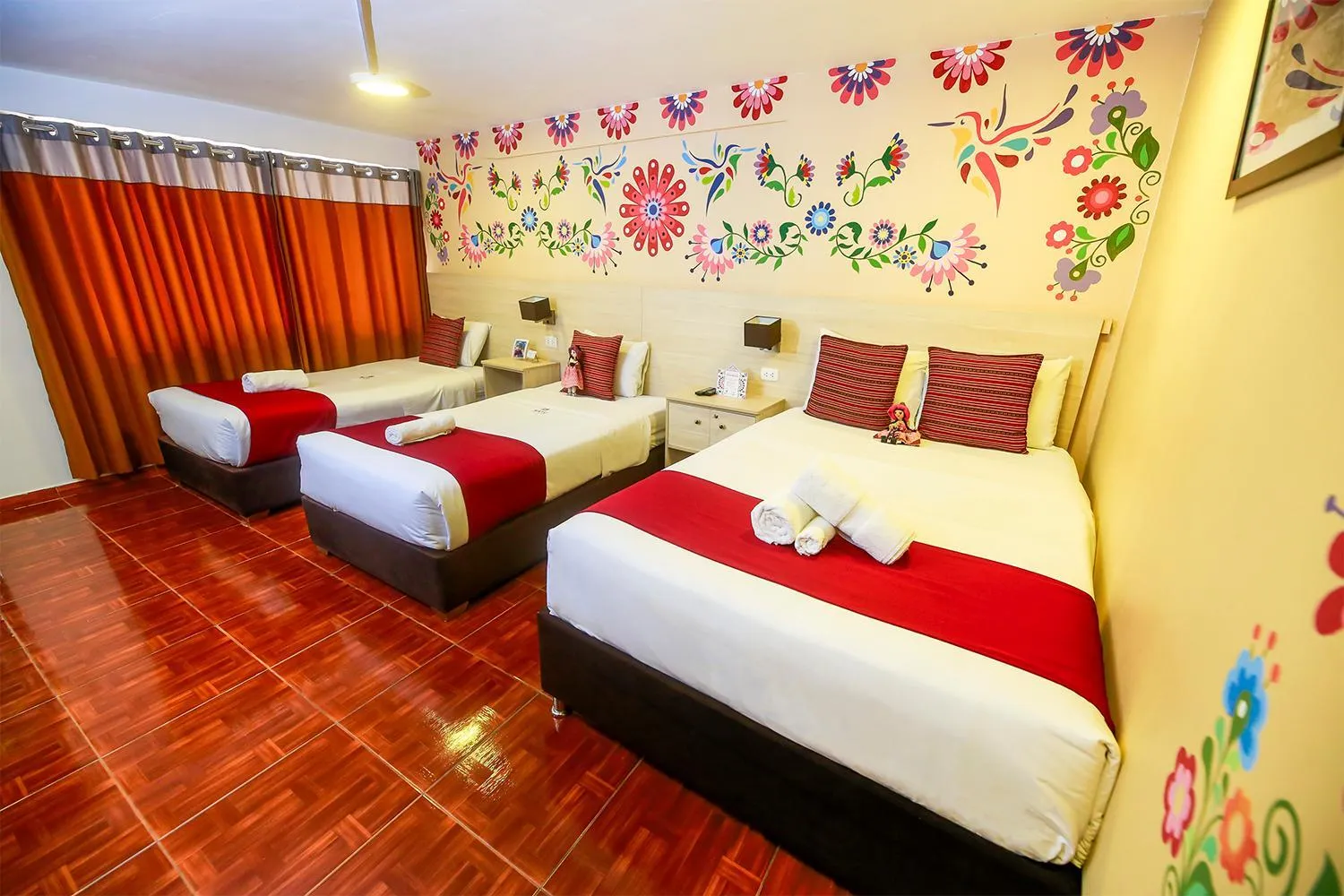 Bed in Mayu Boutique Hotel