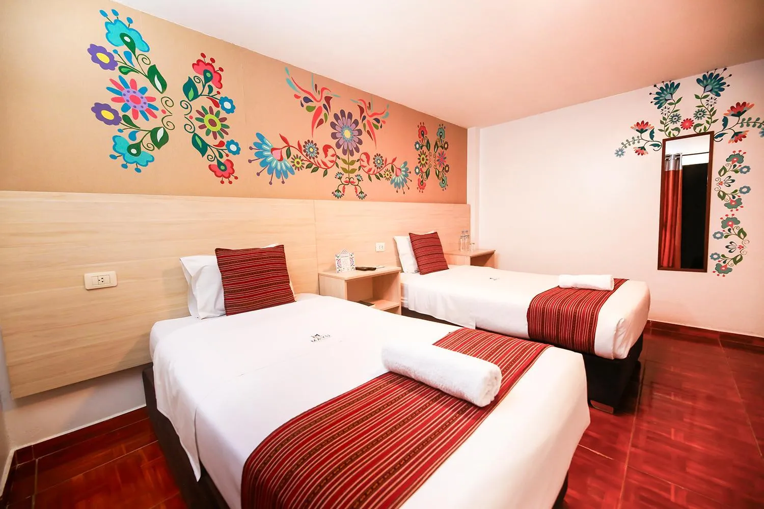 Bed in Mayu Boutique Hotel