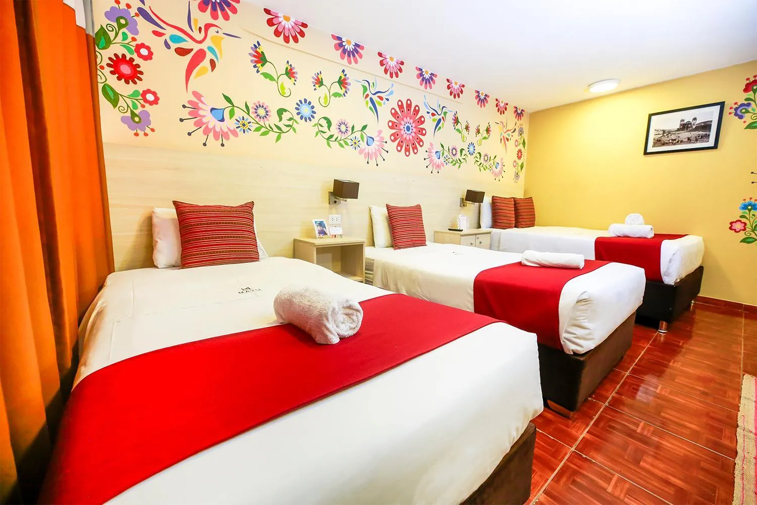 Bed in Mayu Boutique Hotel