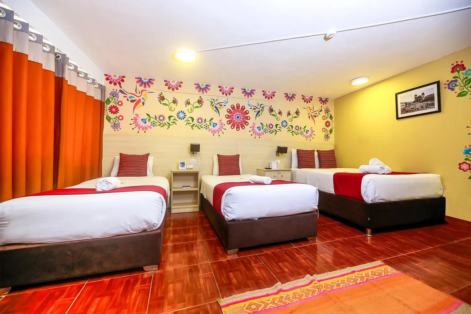 Bed in Mayu Boutique Hotel