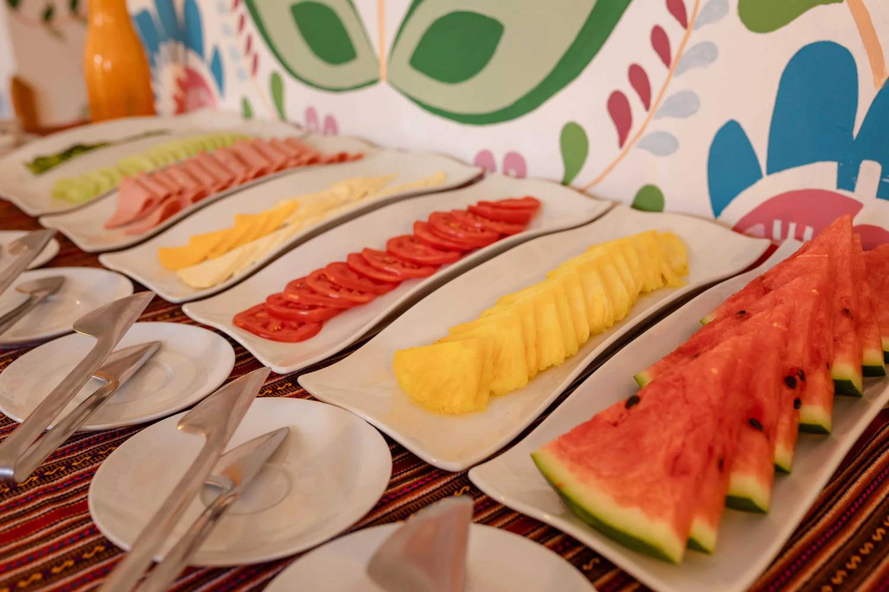 Buffet breakfast in Mayu Boutique Hotel