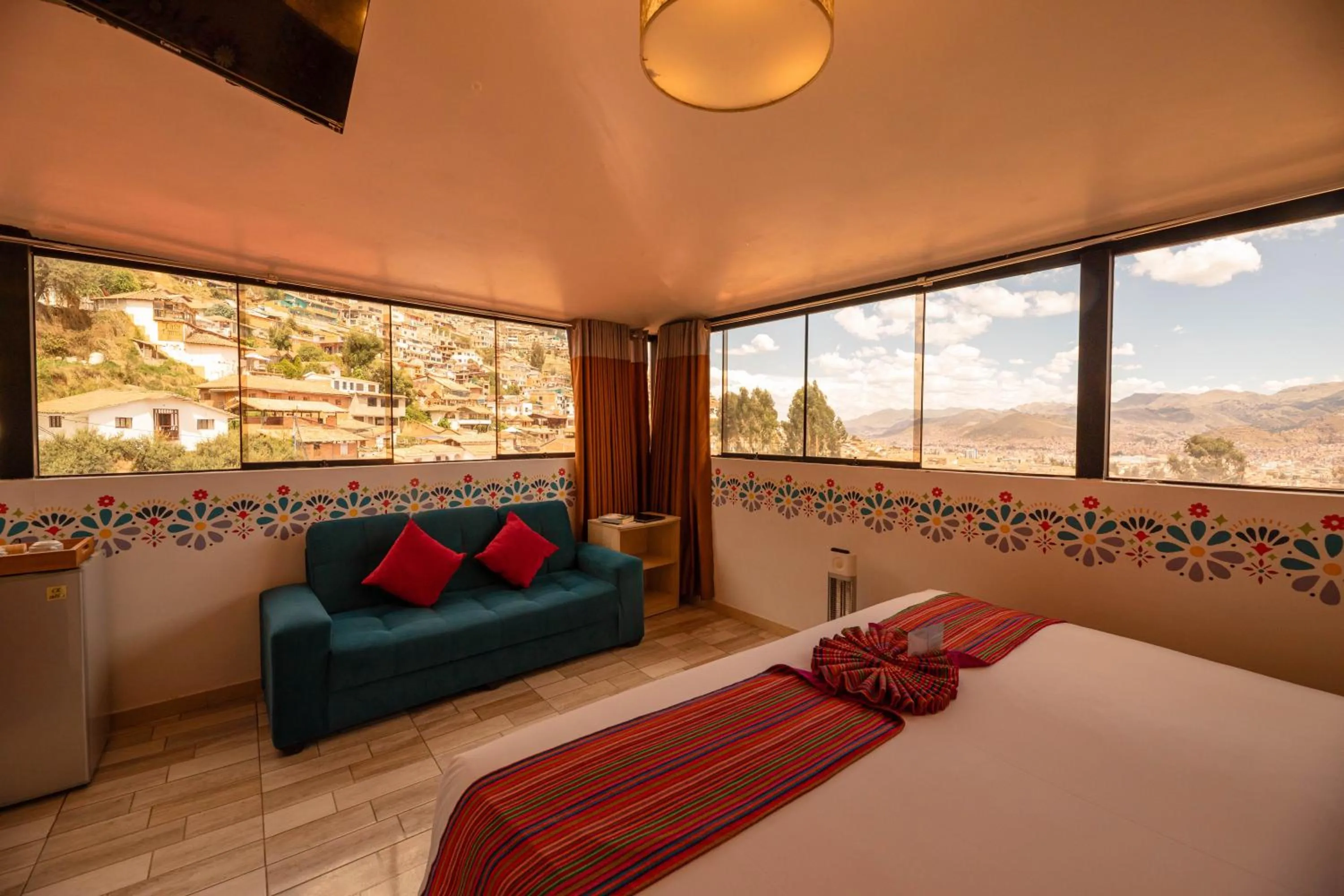 Bed in Mayu Boutique Hotel