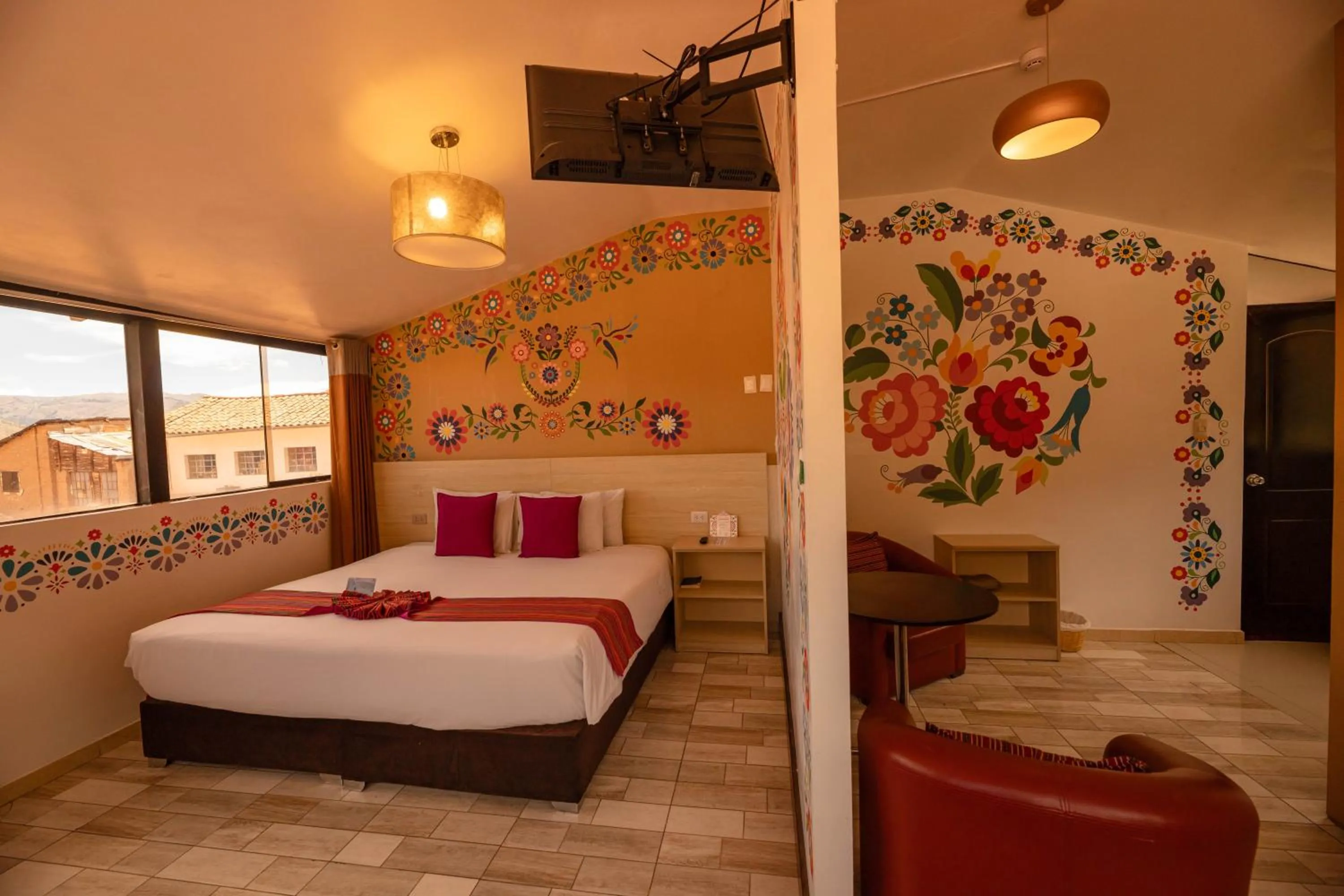 Bed in Mayu Boutique Hotel