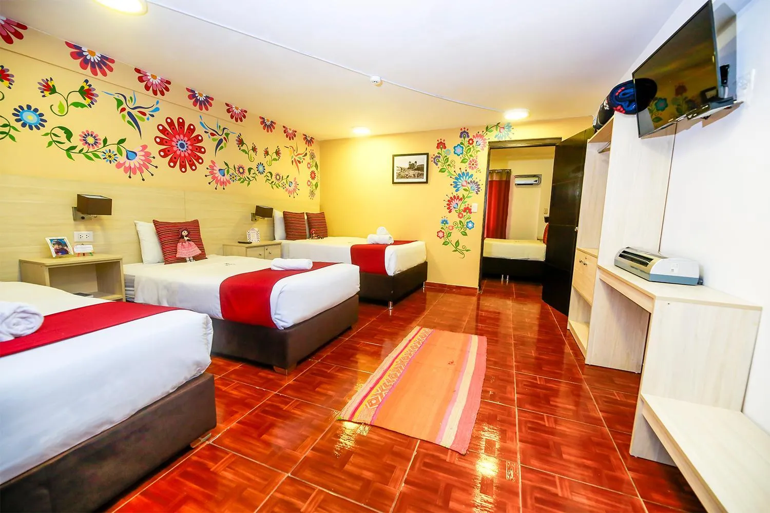 Bed in Mayu Boutique Hotel