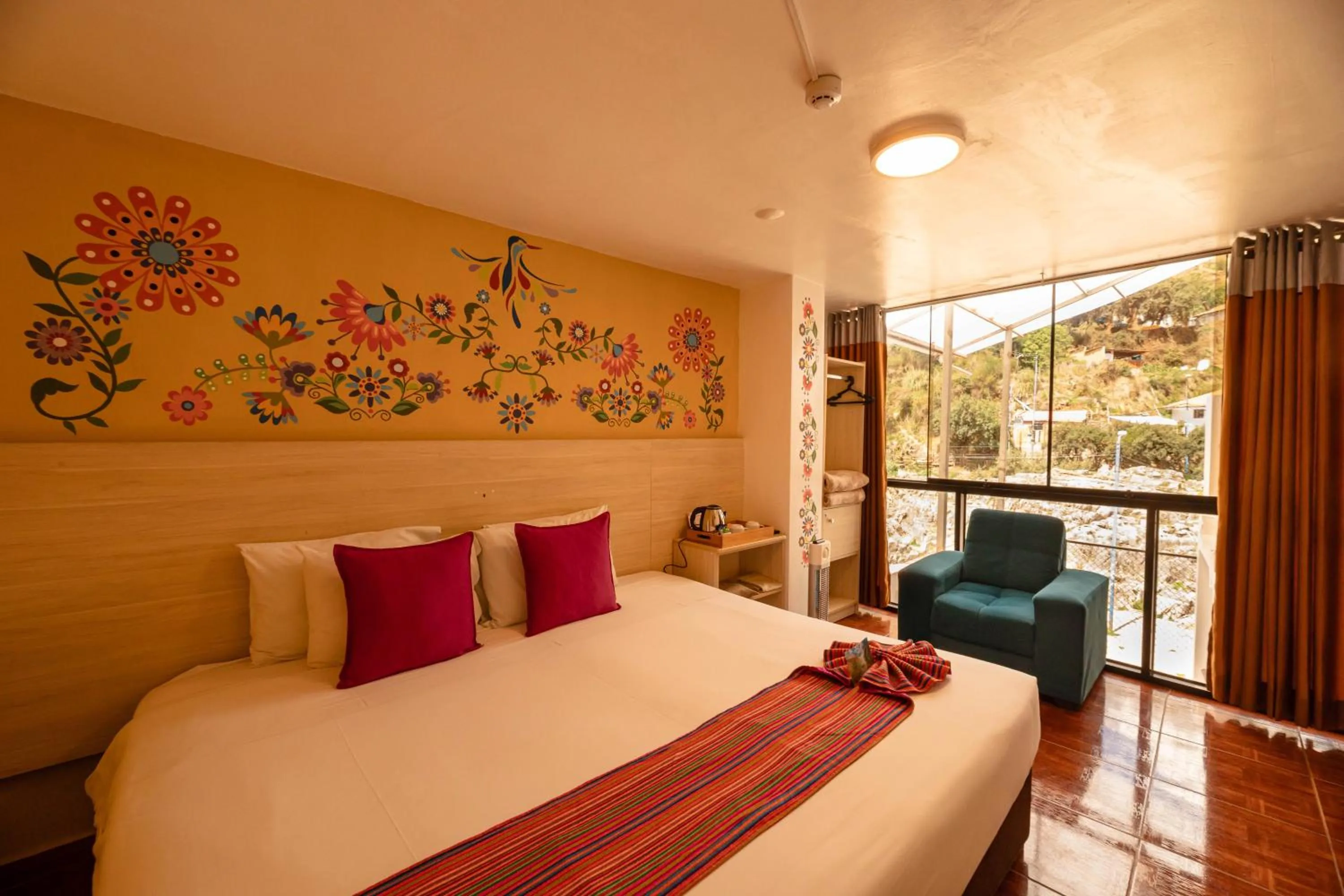 Bed in Mayu Boutique Hotel