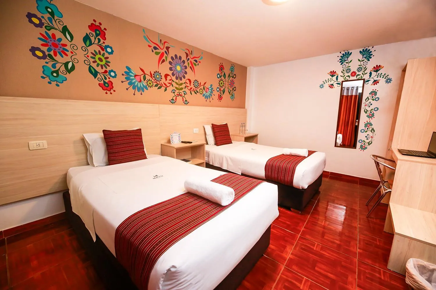 Bed in Mayu Boutique Hotel