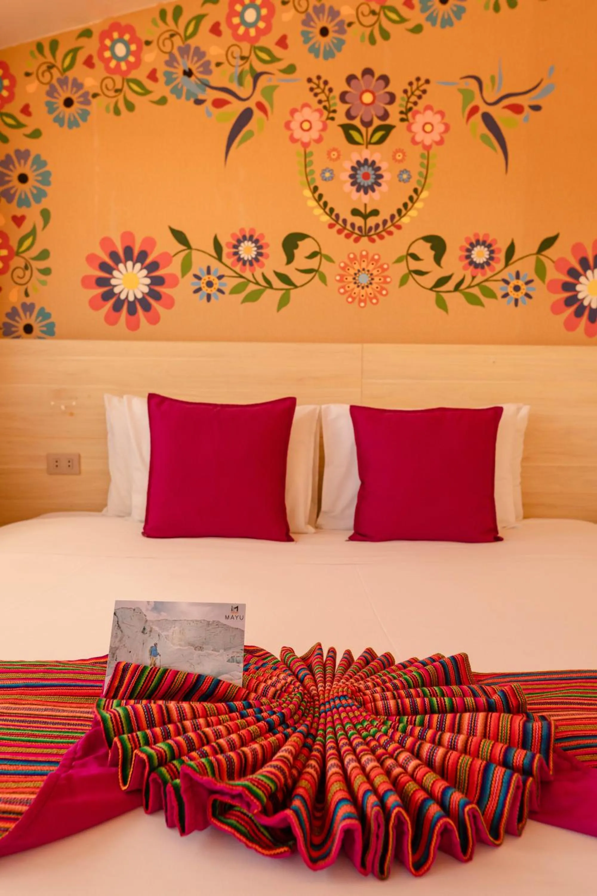 Bed in Mayu Boutique Hotel