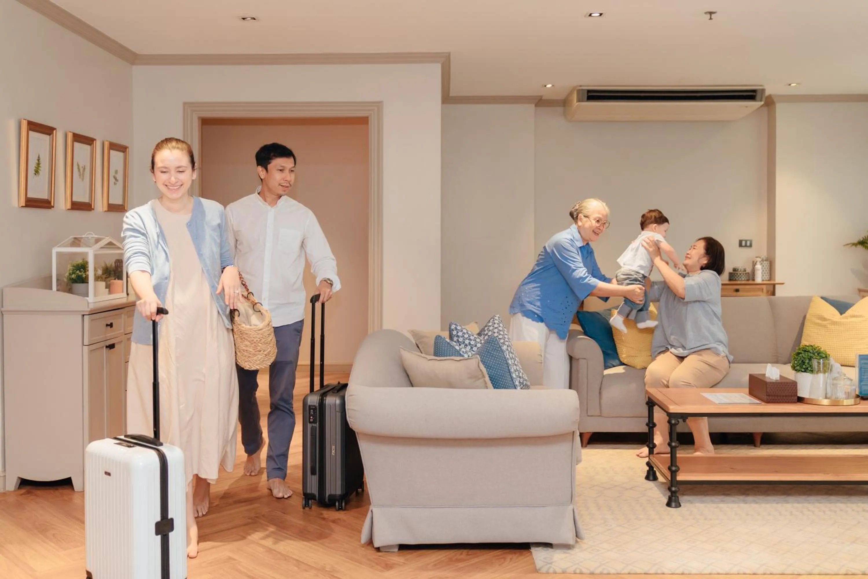 Living room in THEA Private Suites by TH District