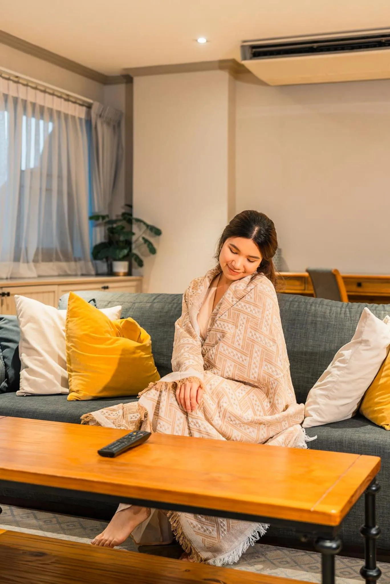 Living room in THEA Private Suites by TH District