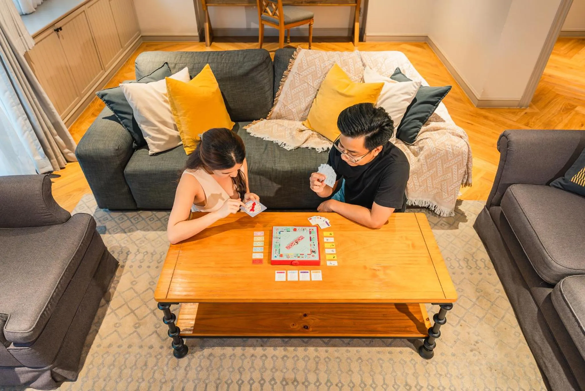 Living room in THEA Private Suites by TH District