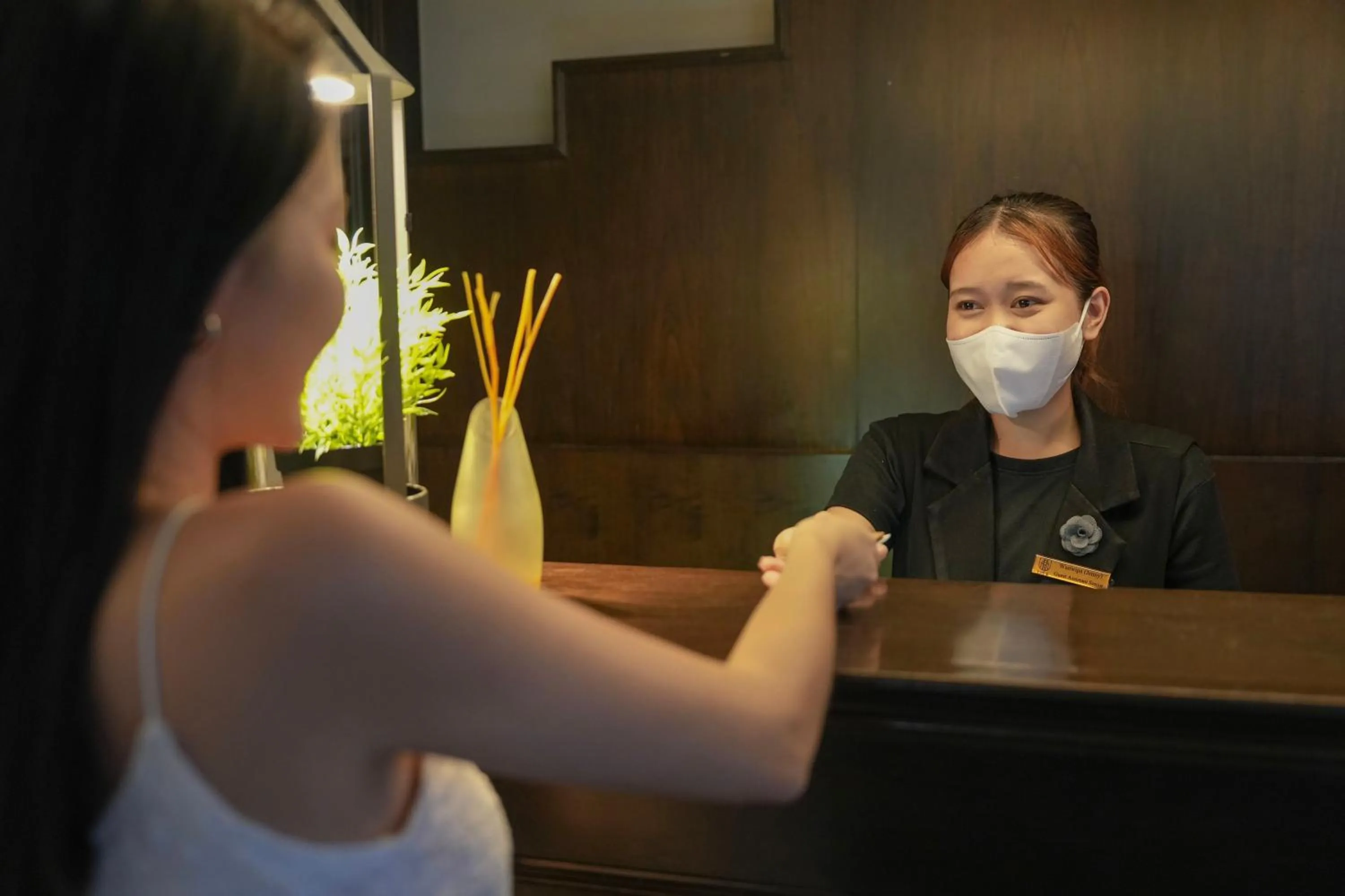 Lobby or reception in THEA Private Suites by TH District