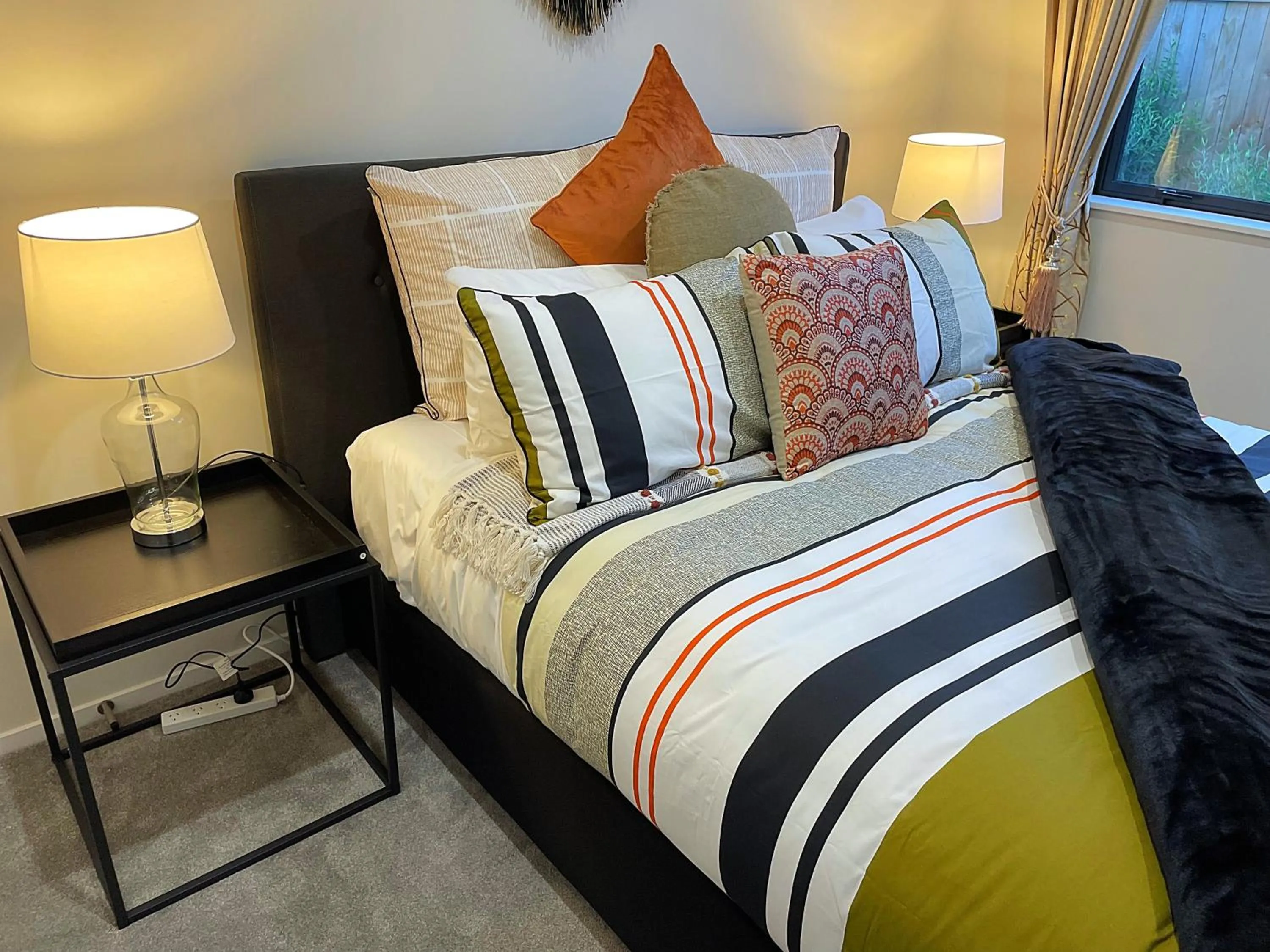 Bed in Flat Bush Holiday Accommodation