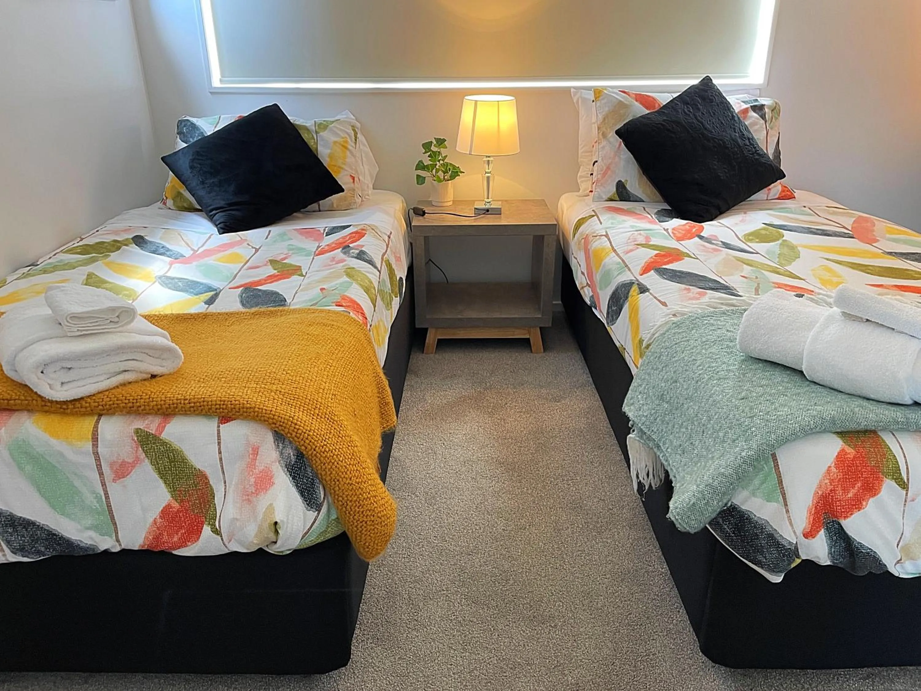 Bed in Flat Bush Holiday Accommodation