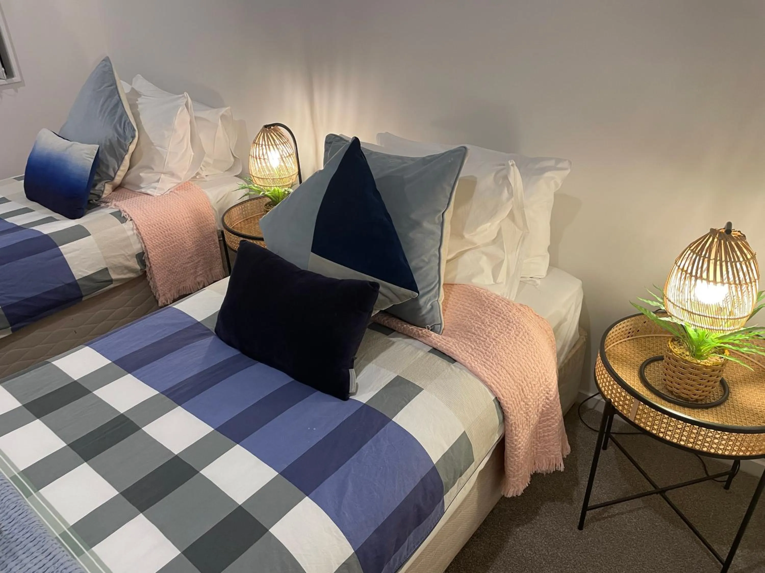 Bed in Flat Bush Holiday Accommodation